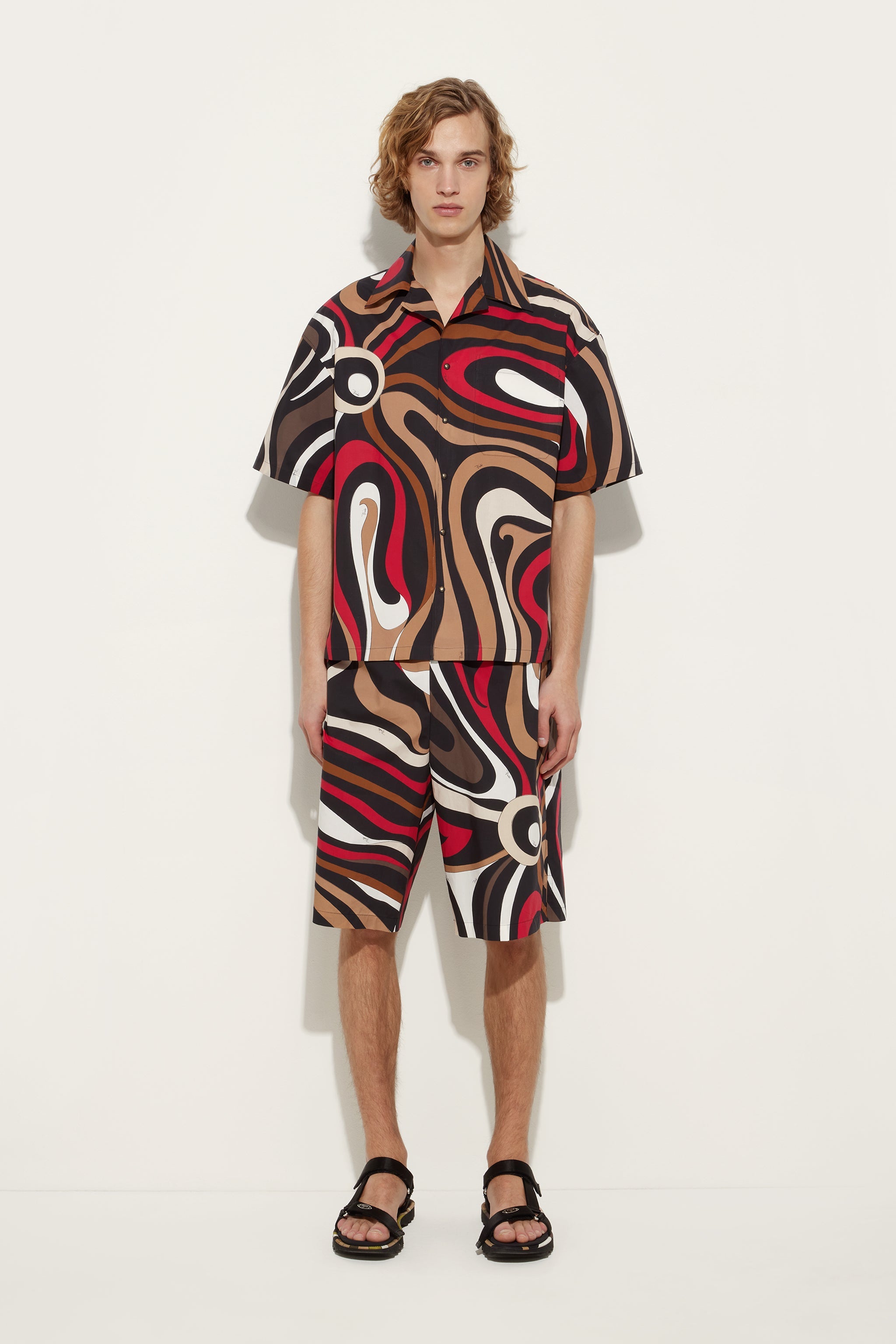 Marmo Print Shorts
  Pucci