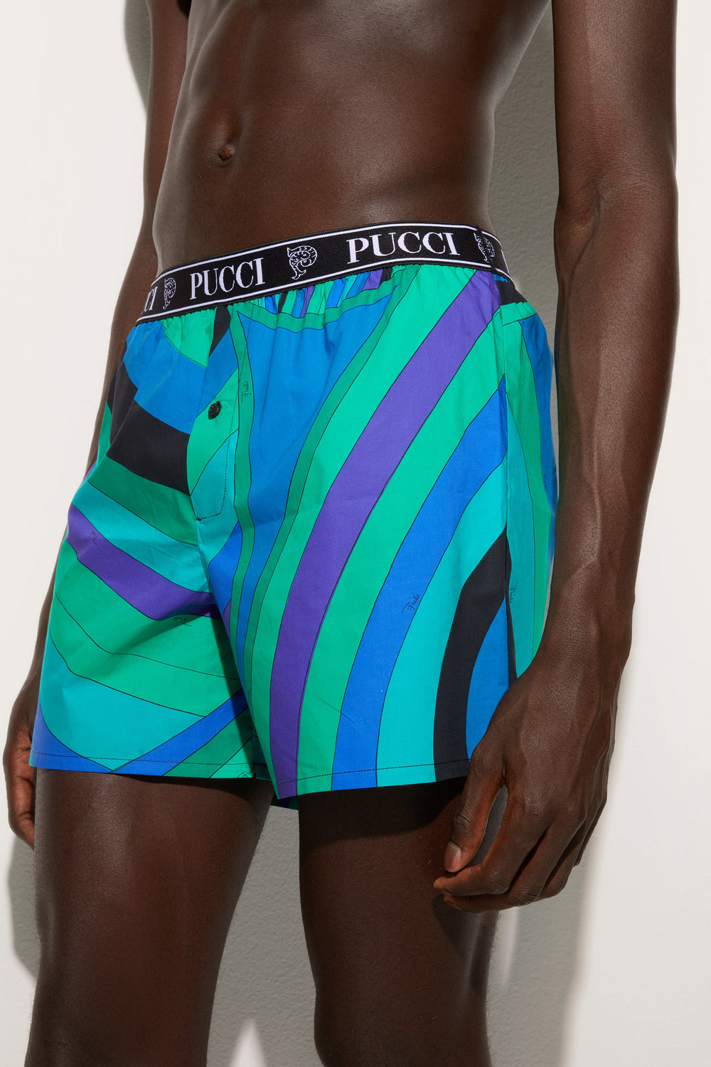 Iride Print Boxer Shorts
  Pucci