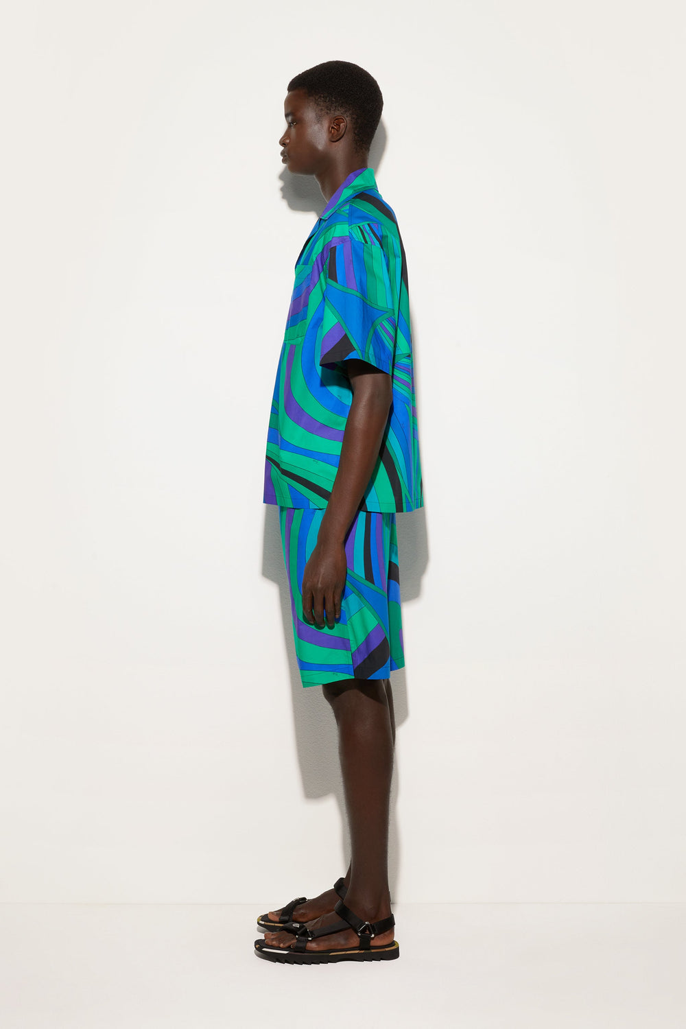 Iride Print Bowling Shirt
  Pucci