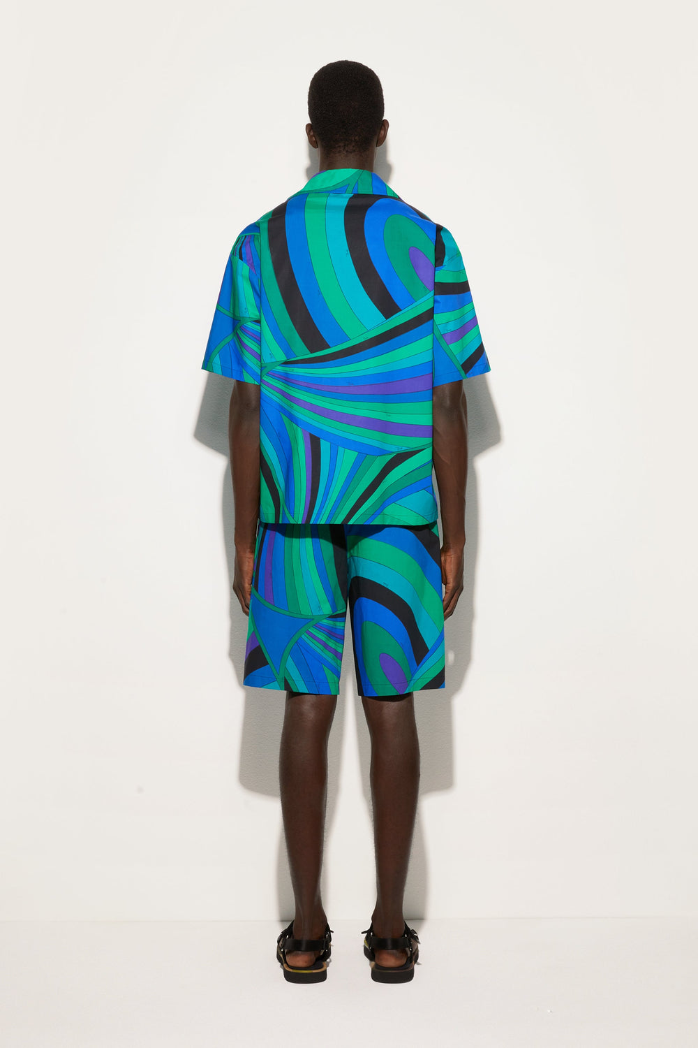 Iride Print Bowling Shirt
  Pucci