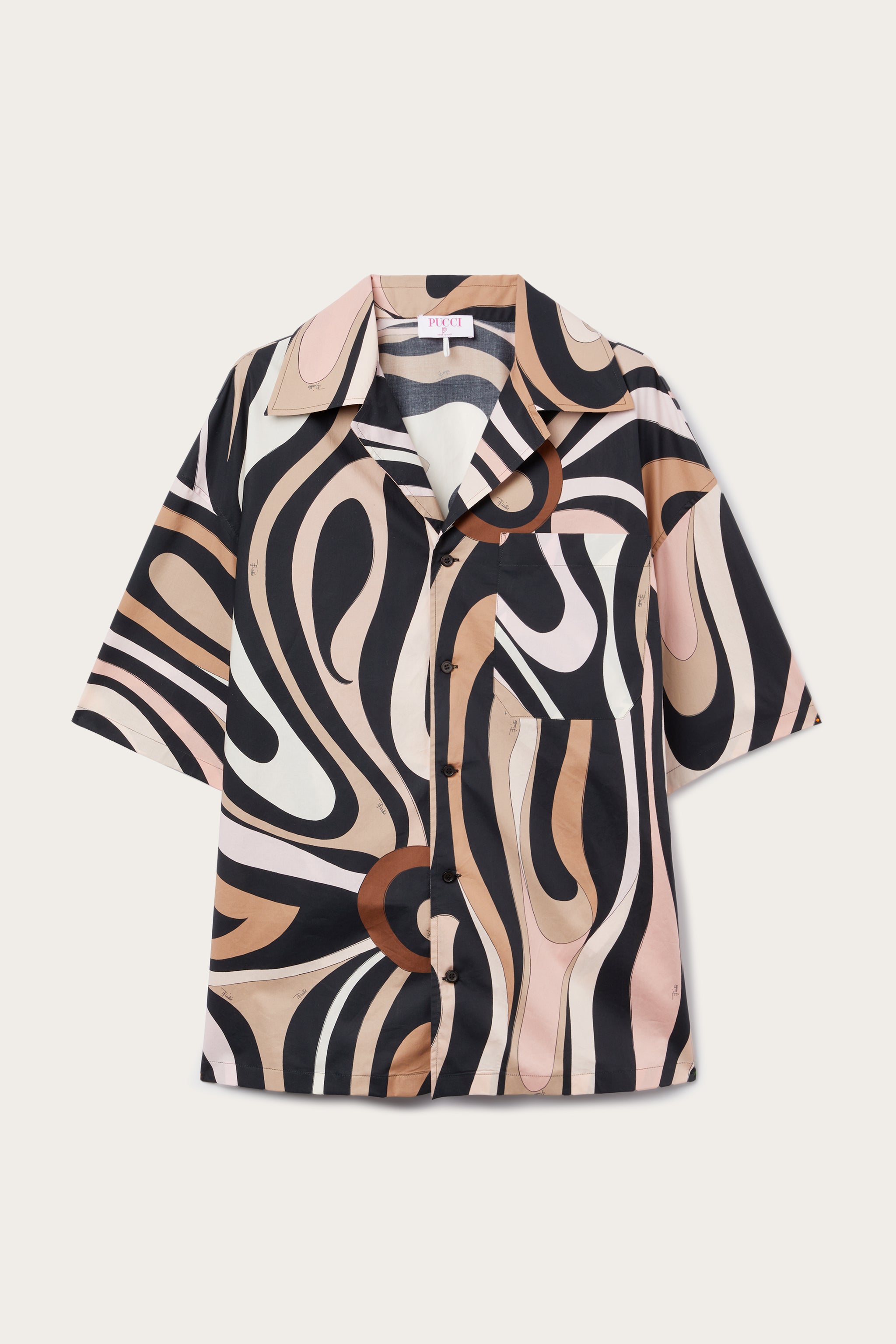 Marmo Print Bowling Shirt
  Pucci