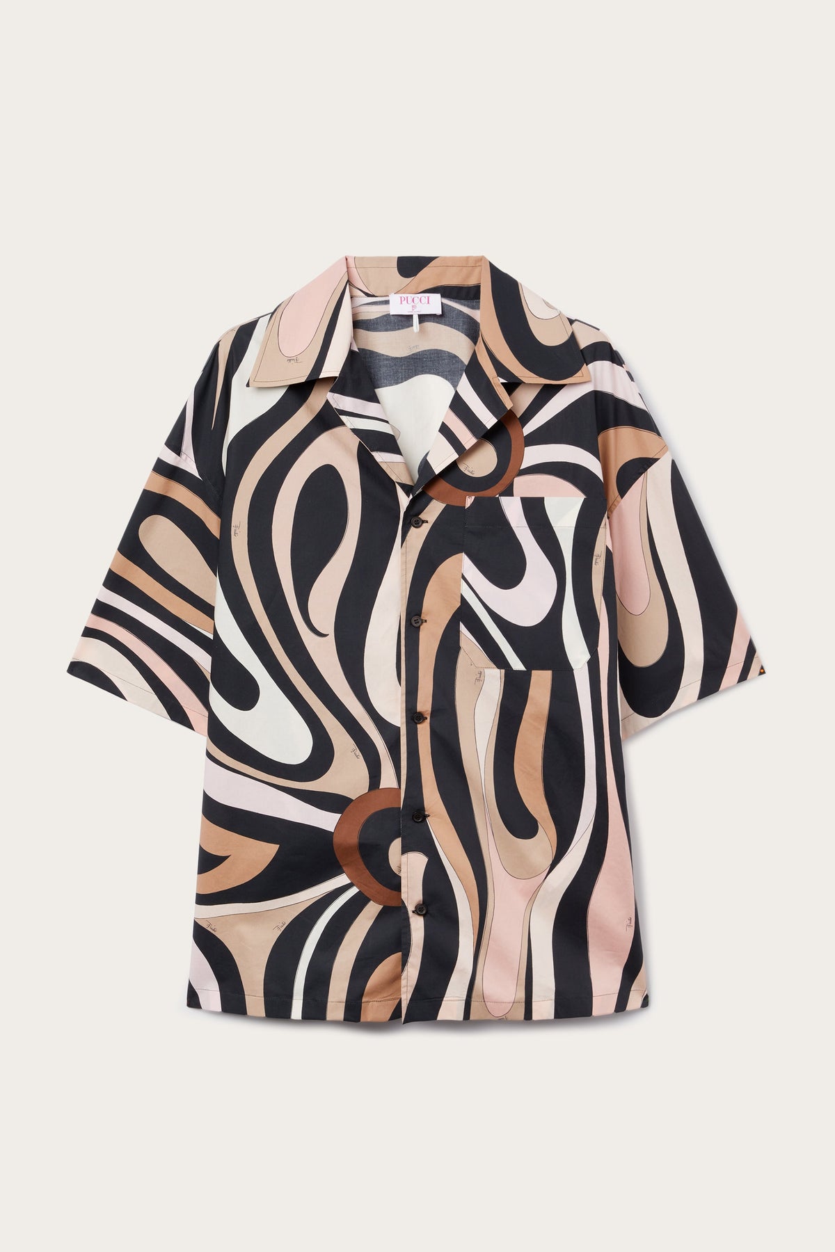 Marmo Print Bowling Shirt
  Pucci