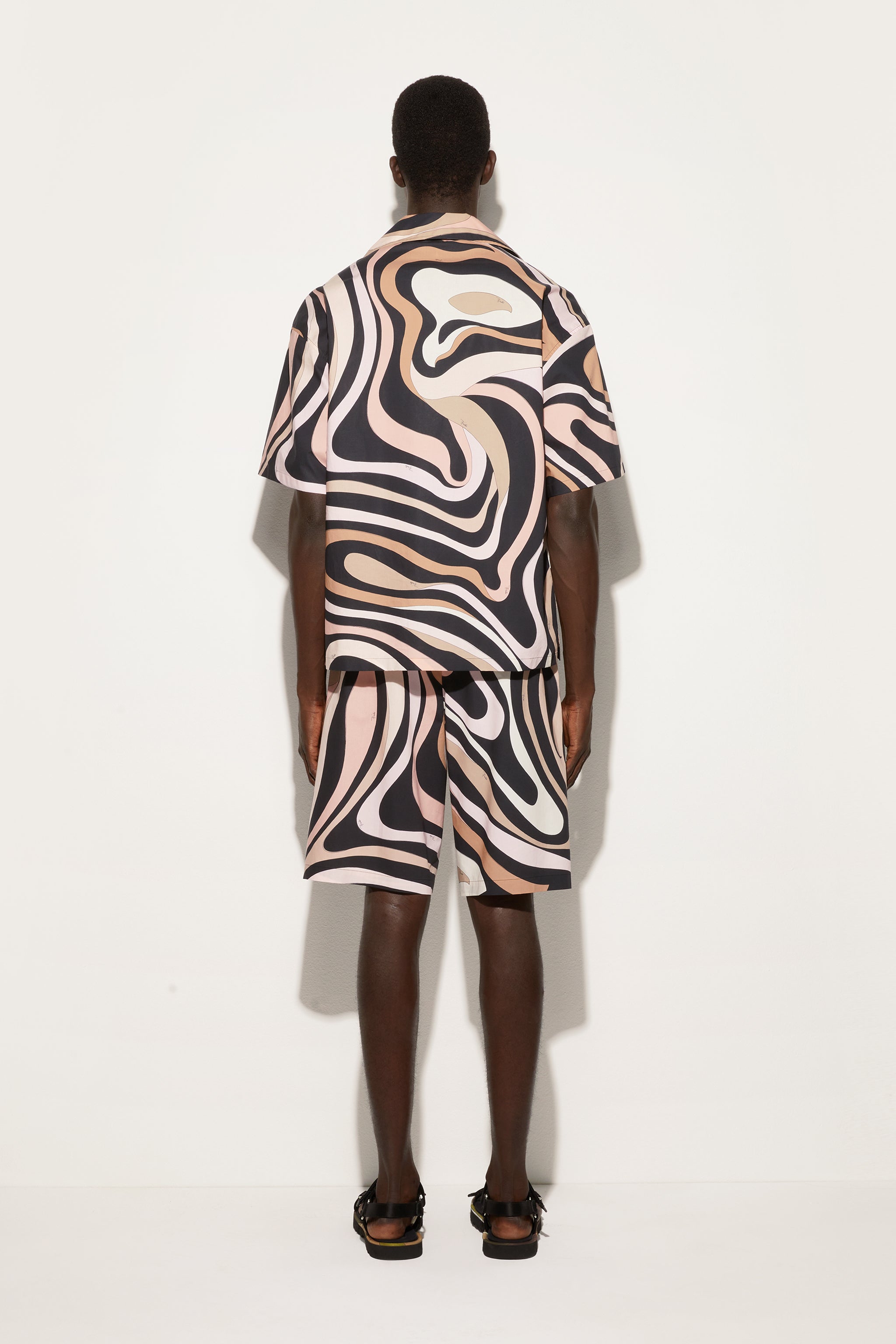 Marmo Print Bowling Shirt
  Pucci