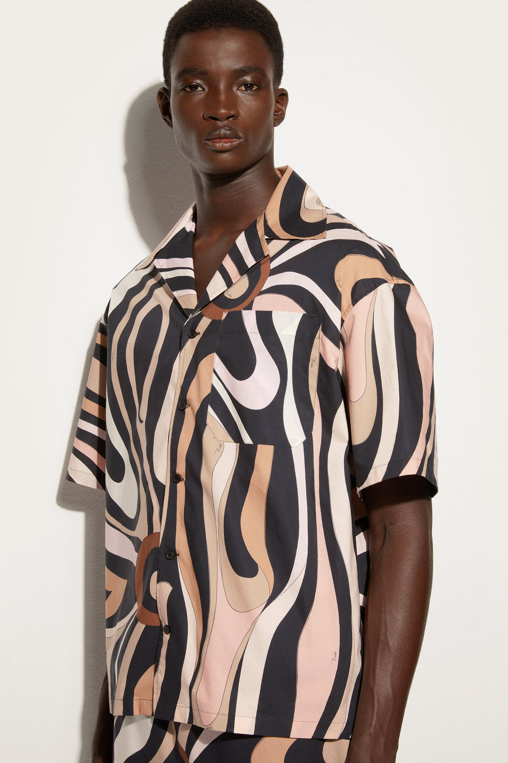 Marmo Print Bowling Shirt
  Pucci