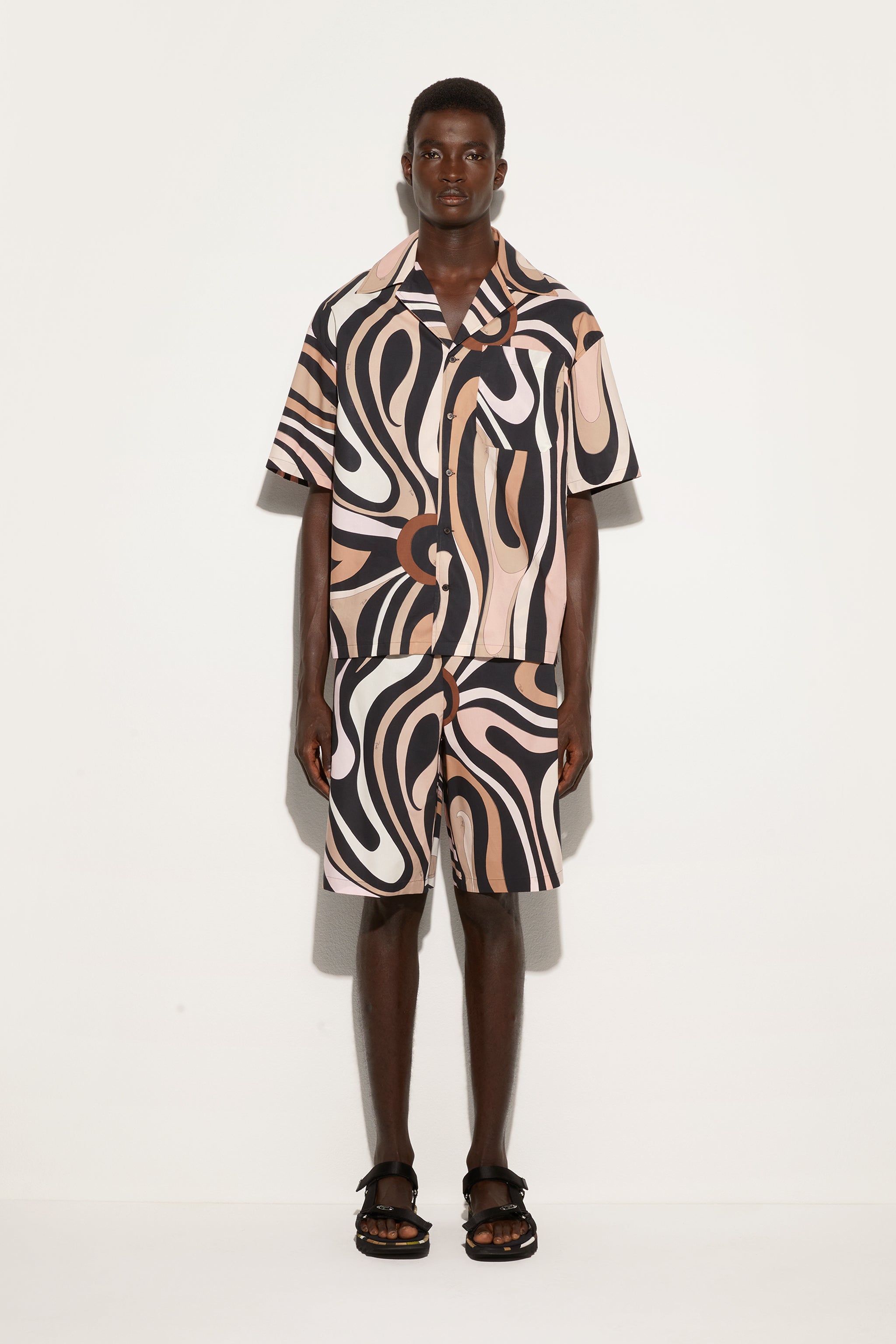 Marmo Print Shorts
  Pucci