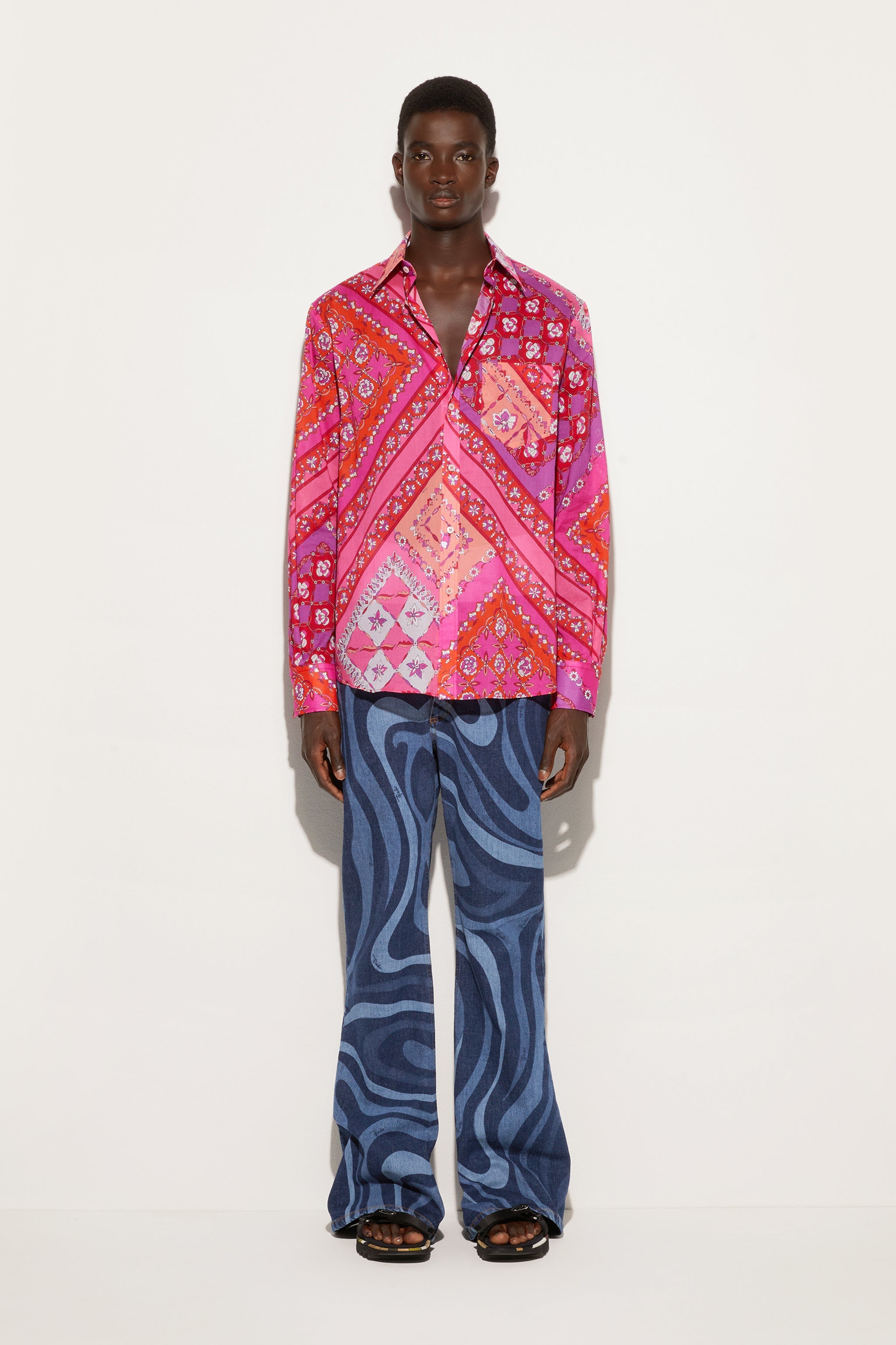 Festa Print Oversized Shirt
  Pucci