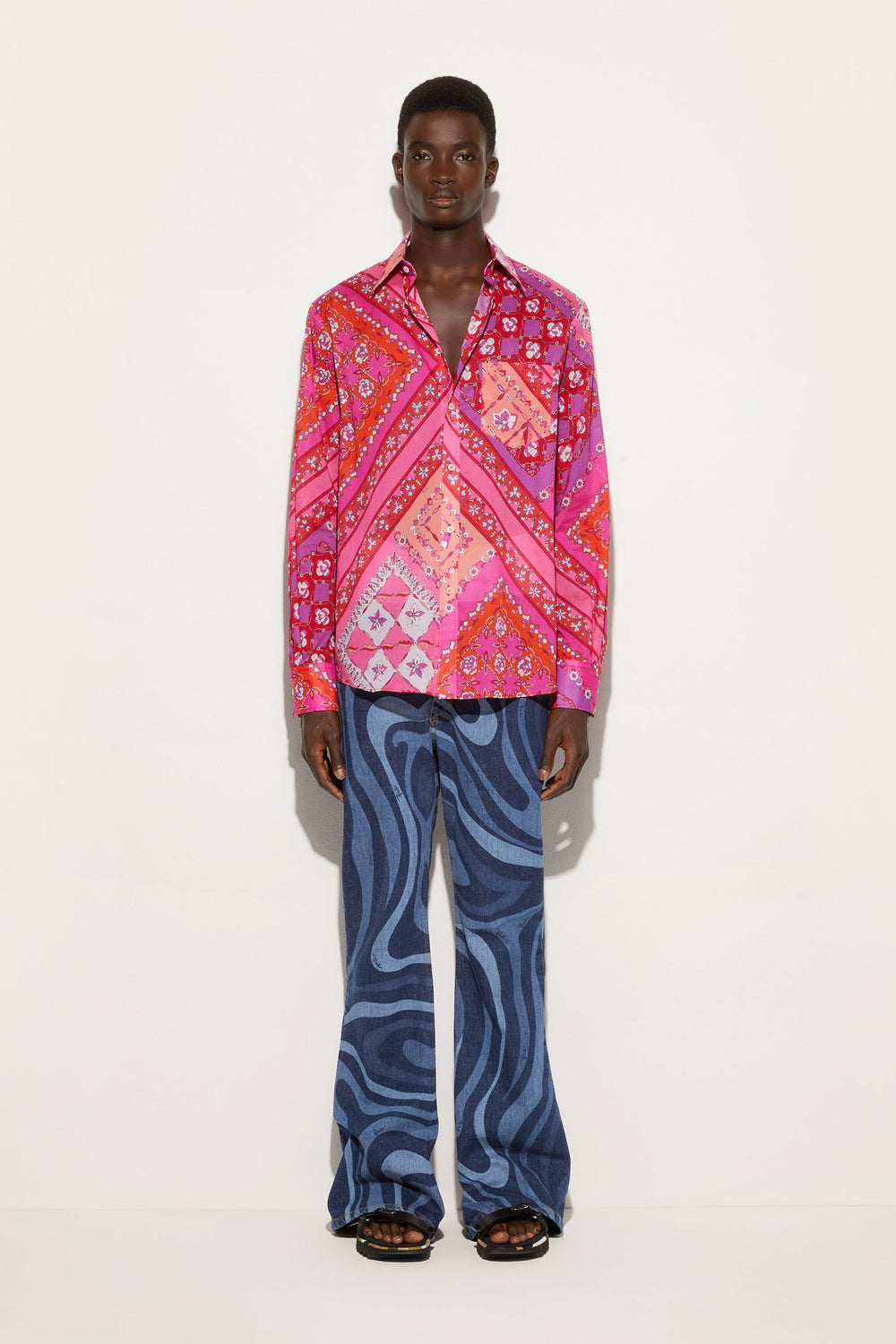 Festa Print Oversized Shirt
  Pucci