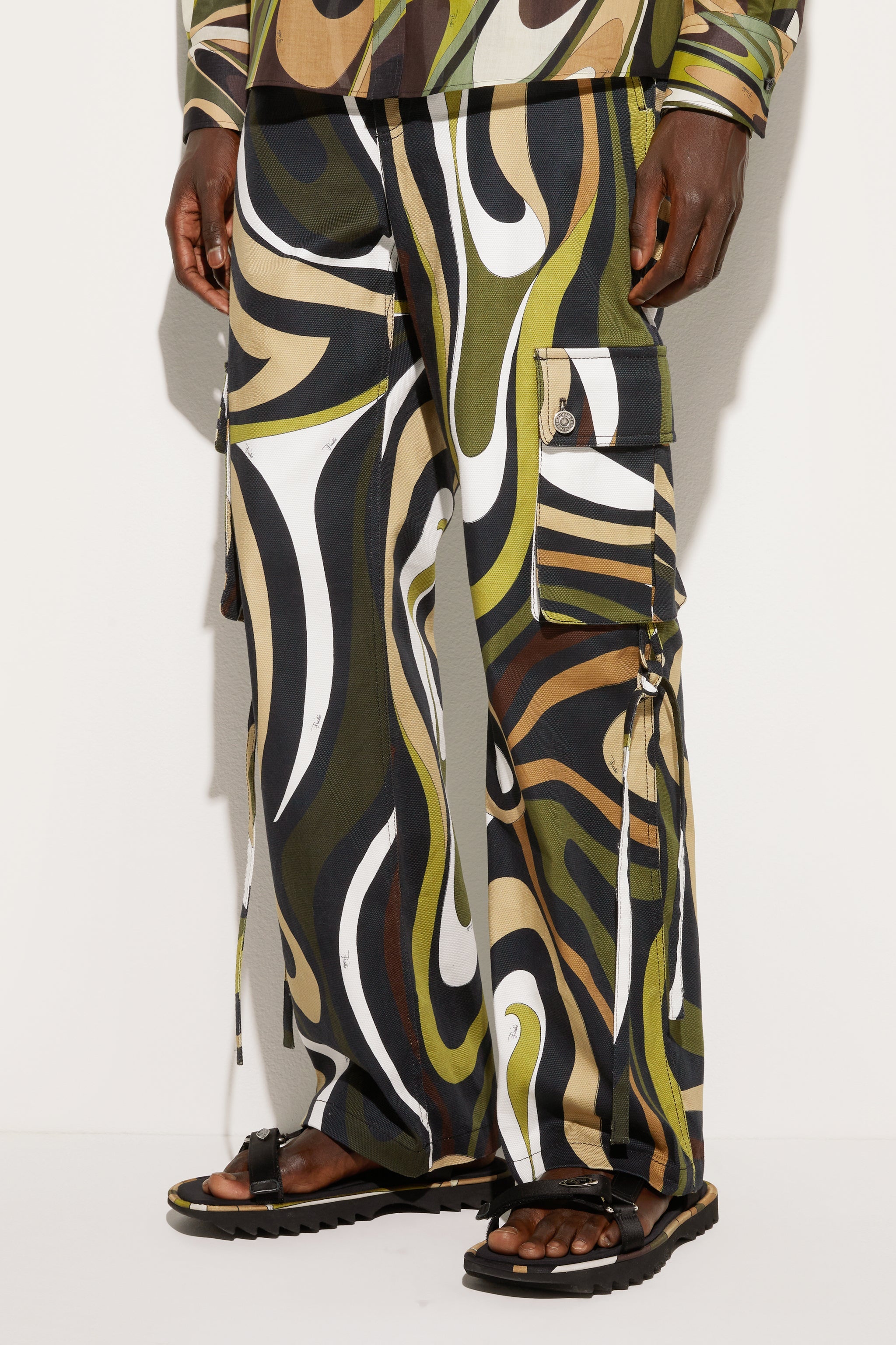 Marmo Print Cargo Pants
  Pucci