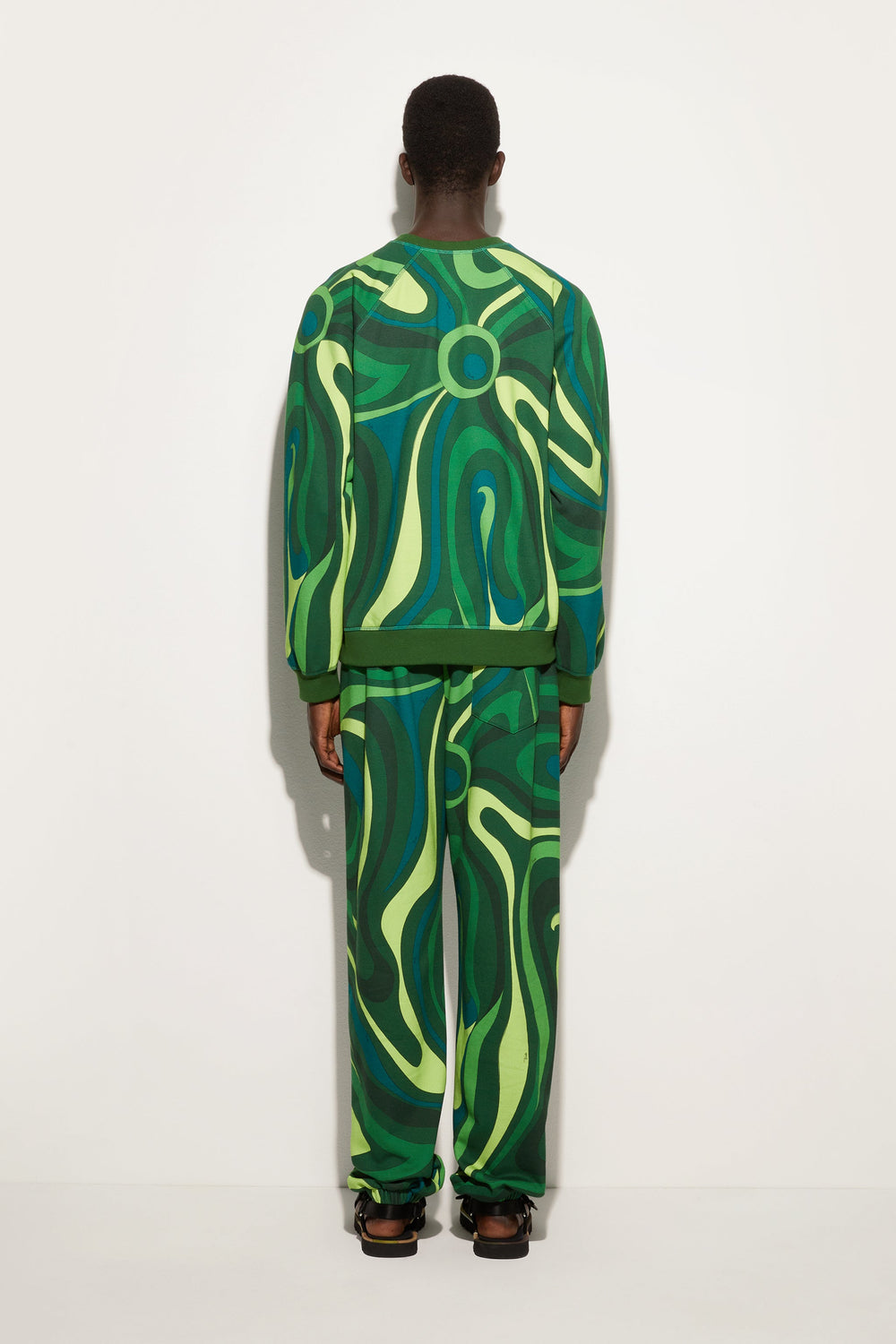 Marmo Print Fleece Sweatshirt
  Pucci