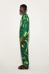 Marmo Print Fleece Sweatshirt
  Pucci