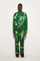 Marmo Print Fleece Sweatshirt
  Pucci