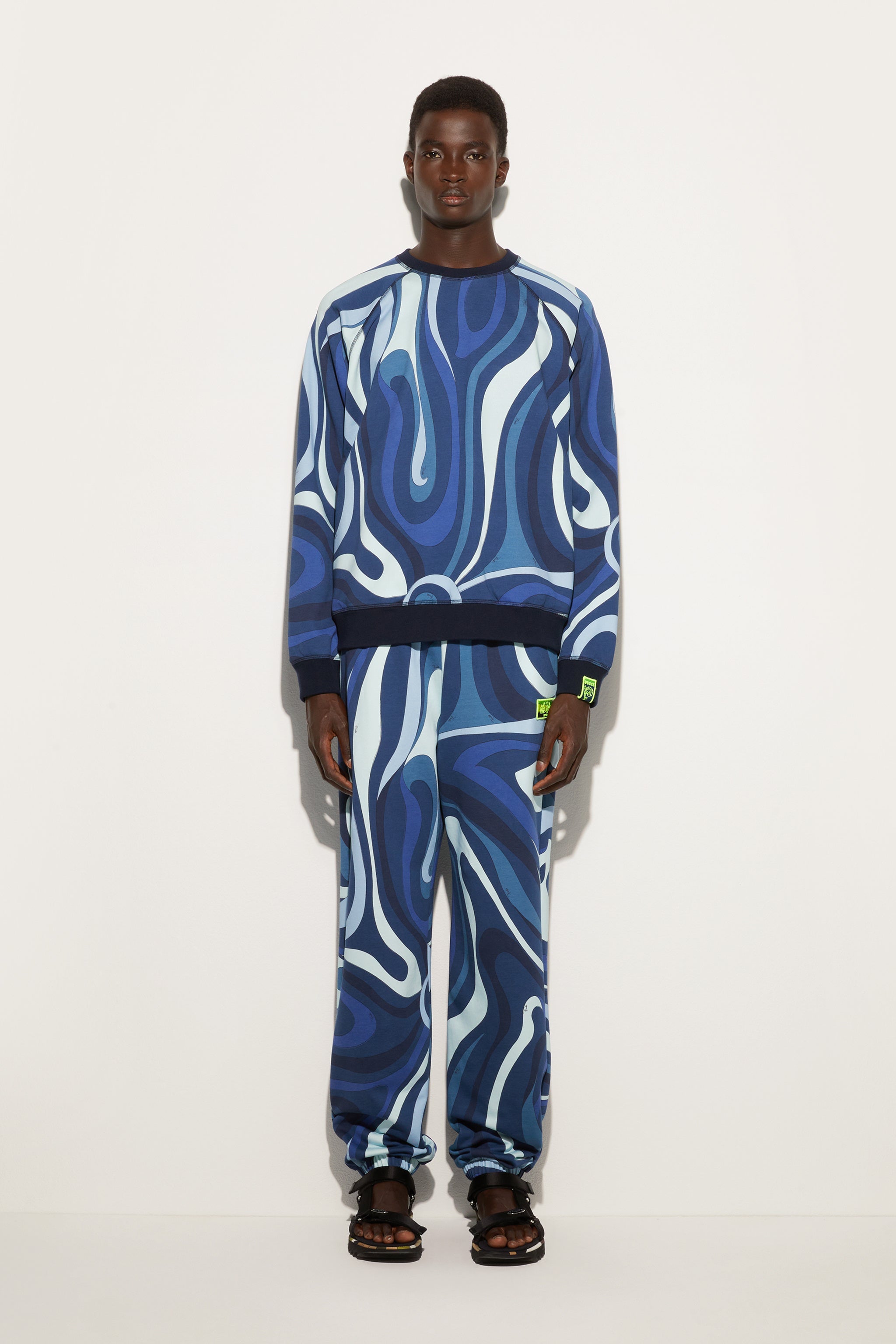 Marmo Print Fleece Sweatshirt
  Pucci