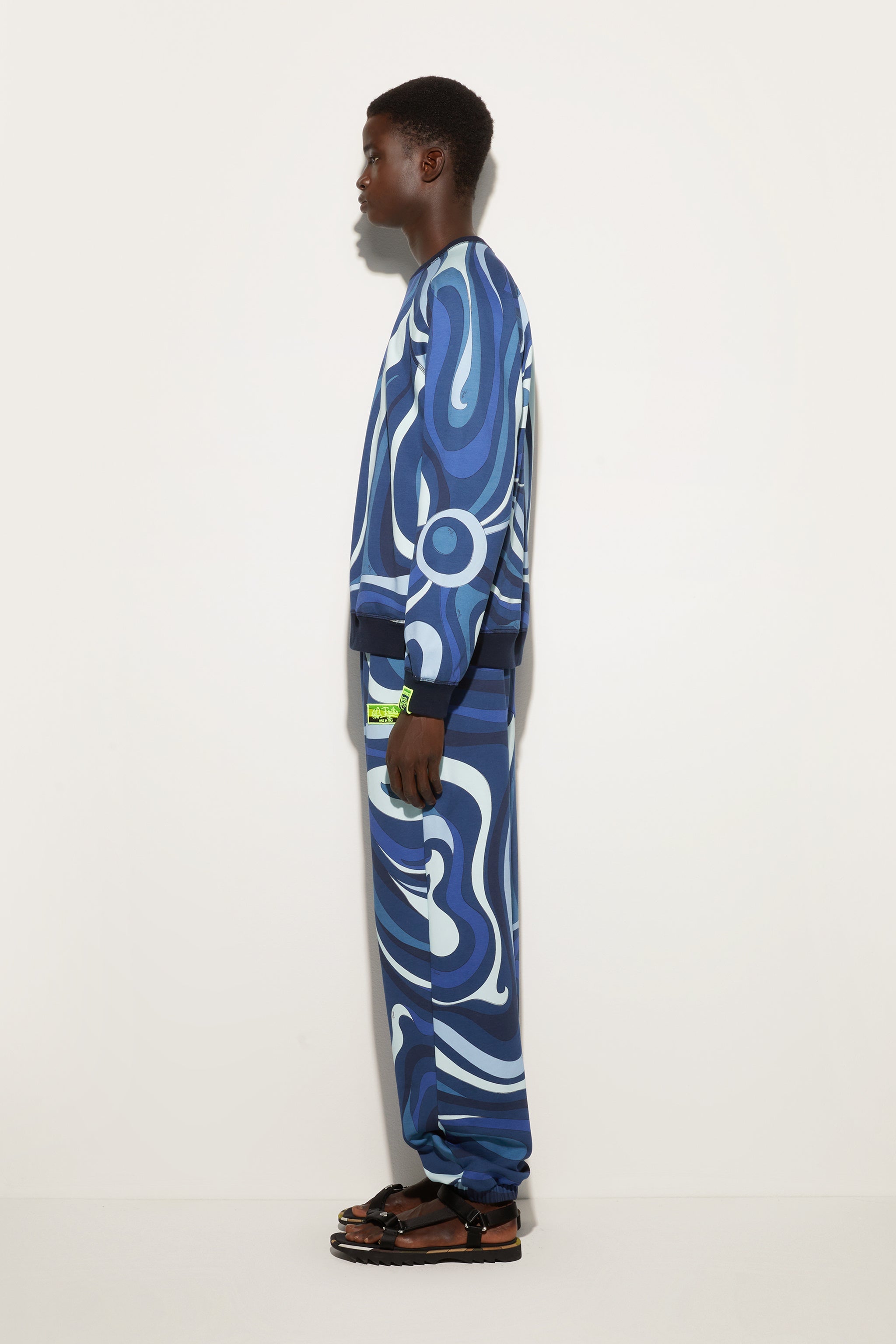 Marmo Print Fleece Sweatshirt
  Pucci