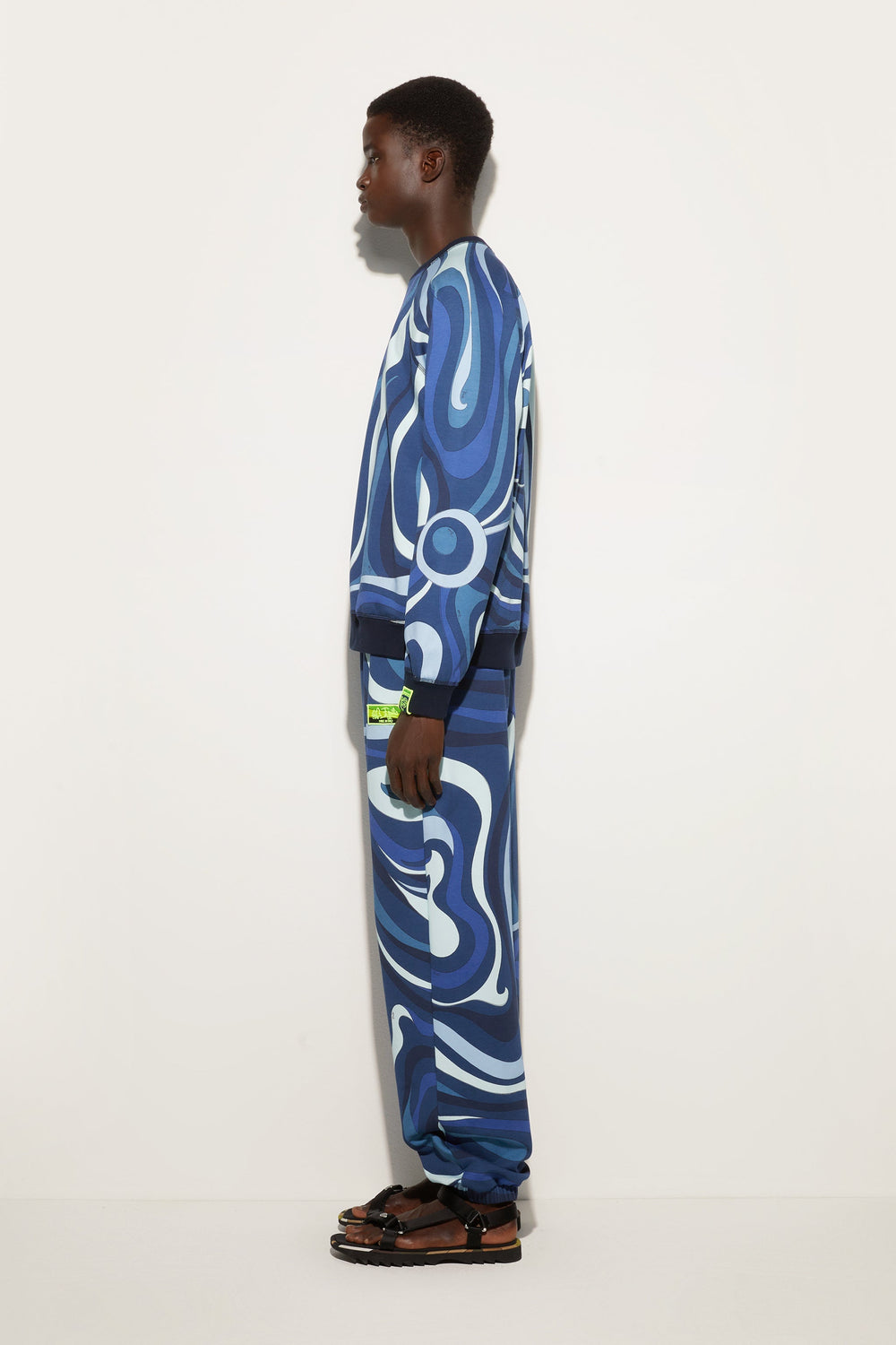 Marmo Print Fleece Sweatshirt
  Pucci
