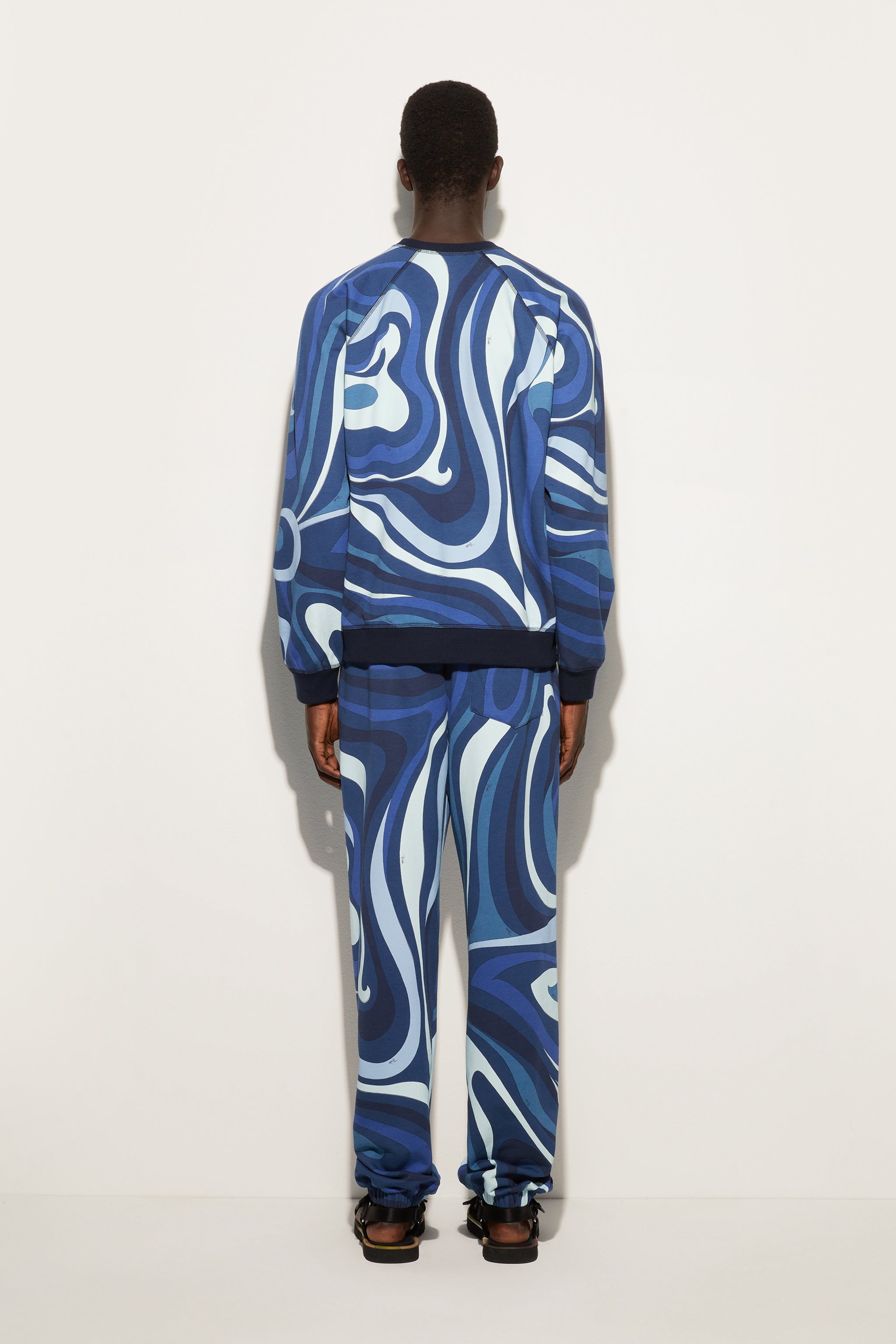 Marmo Print Fleece Sweatshirt
  Pucci