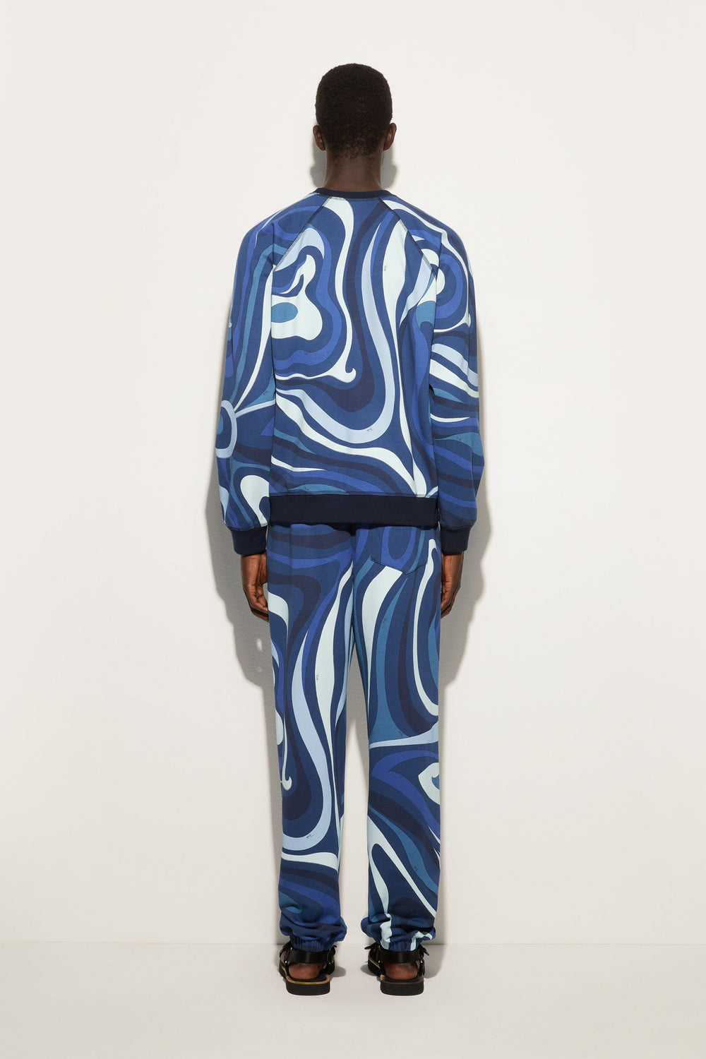 Marmo Print Fleece Sweatshirt
  Pucci