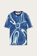 Flamed Jersey T-Shirt with Allover Print
  Pucci