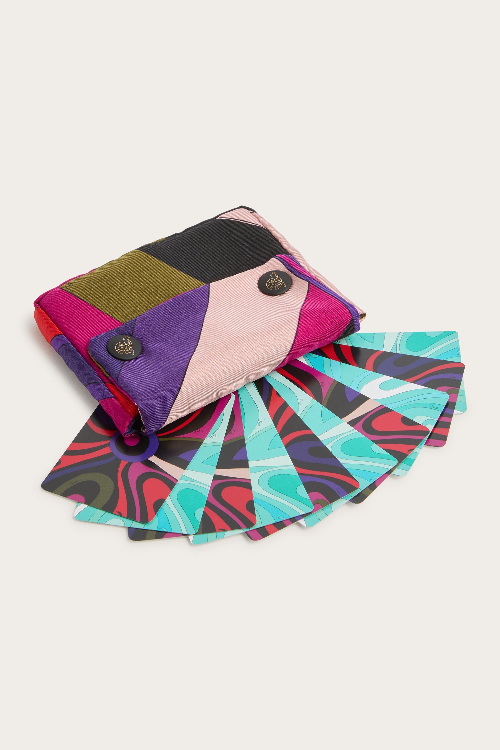 Playing Cards with Marmo Print Case
  Pucci