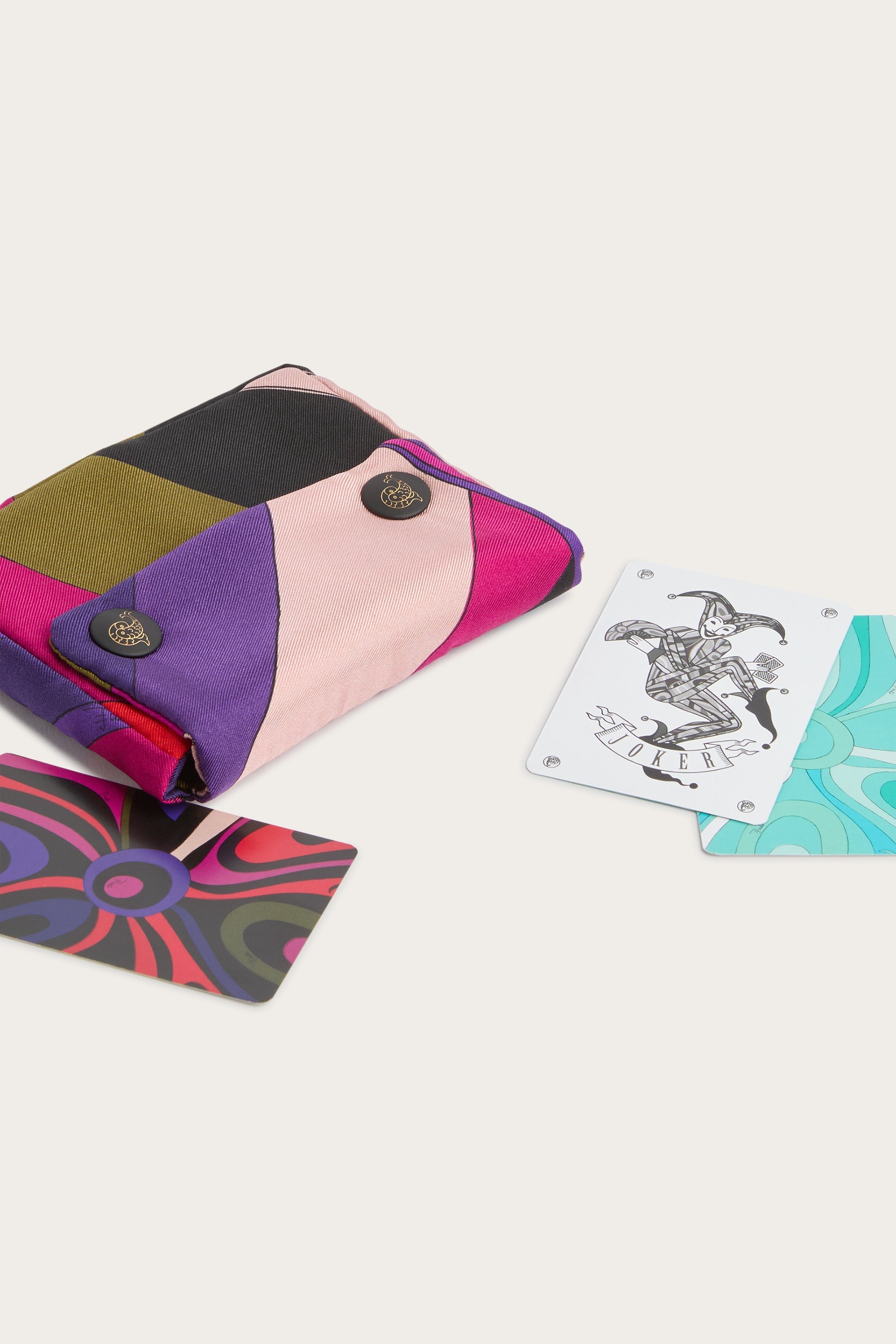 Playing Cards with Marmo Print Case
  Pucci