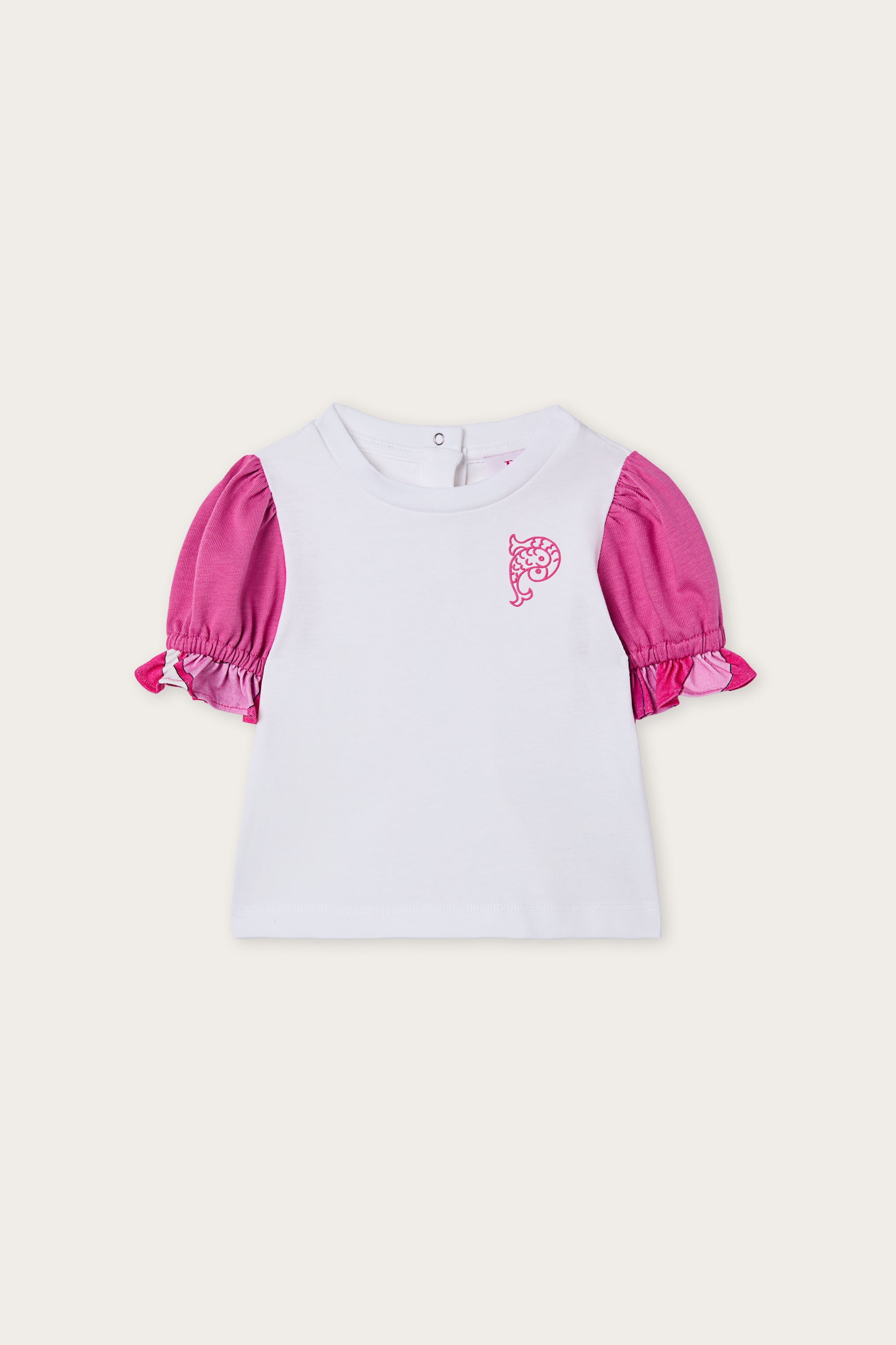 T-shirt with Embroidered Logo
  Pucci