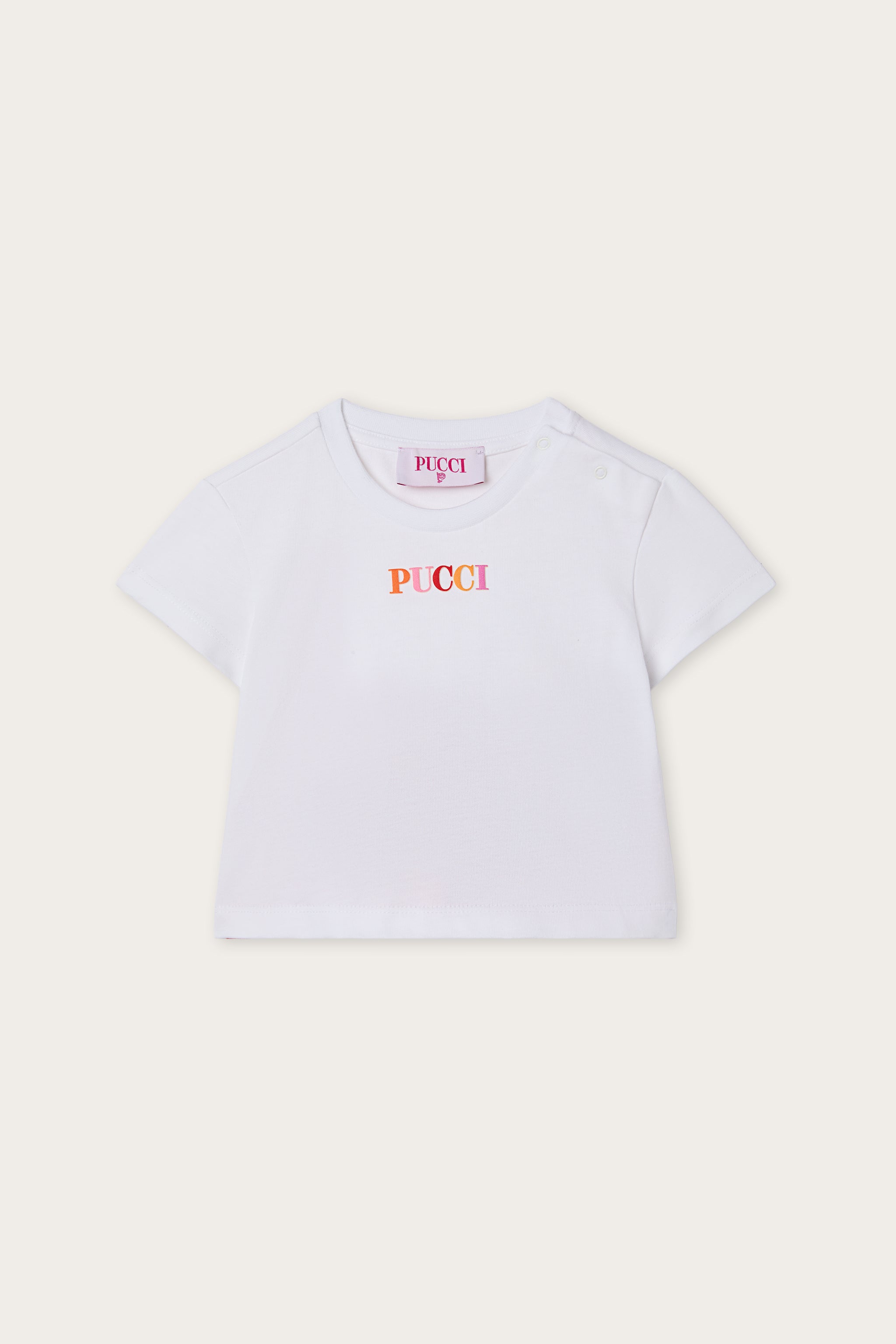 T-shirt with Embroidered Logo
  Pucci