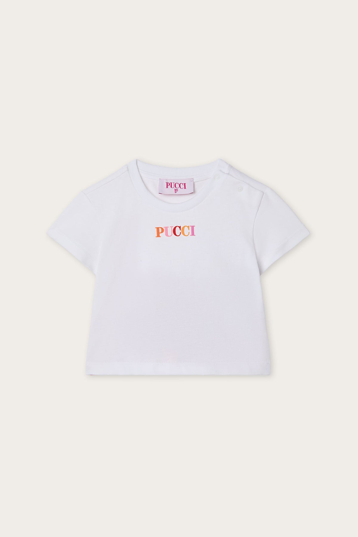 T-shirt with Embroidered Logo
  Pucci