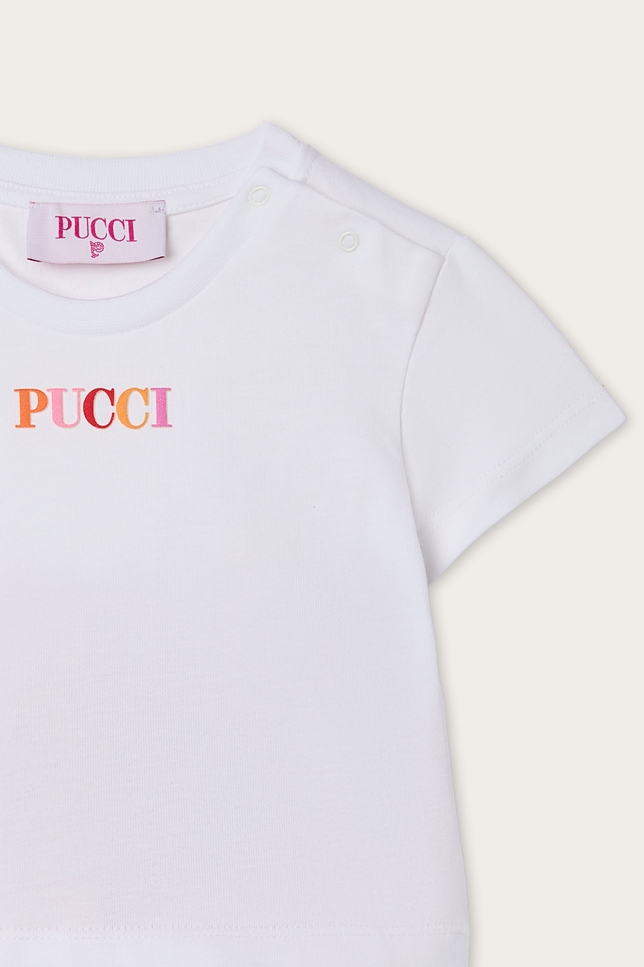 T-shirt with Embroidered Logo
  Pucci