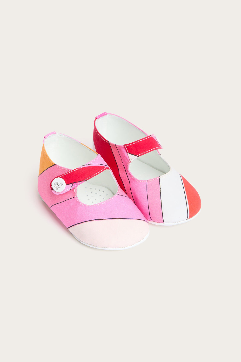 Iride Print Newborn Ballerina Flats
  Pucci