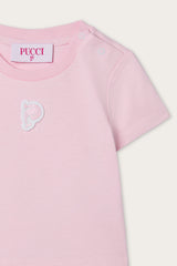 T-shirt with Embroidered Patch
  Pucci