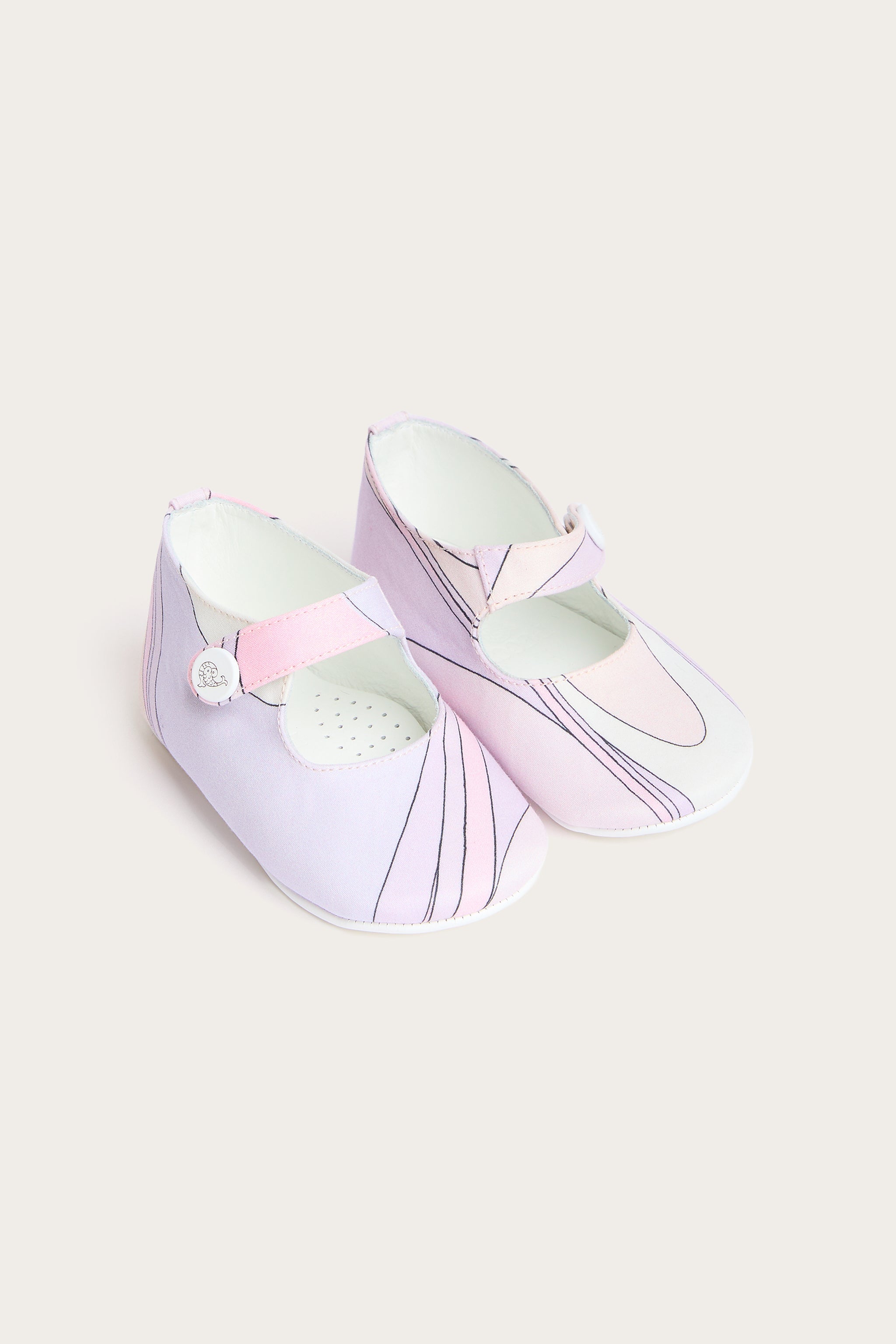 Onde Print Newborn Ballerina Flats
  Pucci