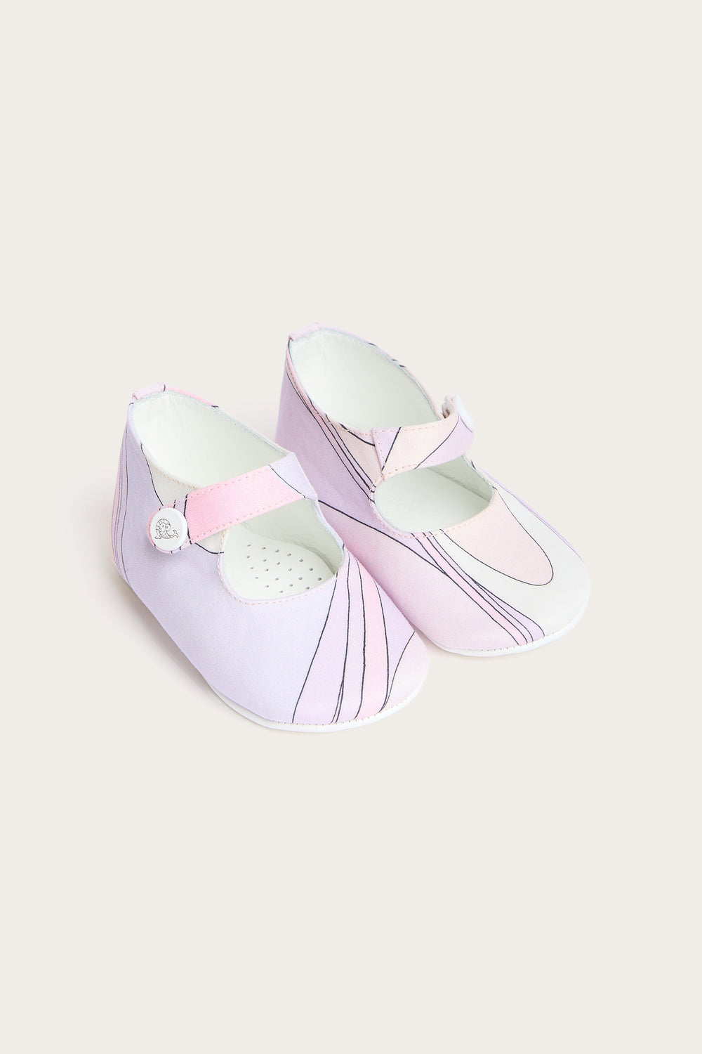Onde Print Newborn Ballerina Flats
  Pucci