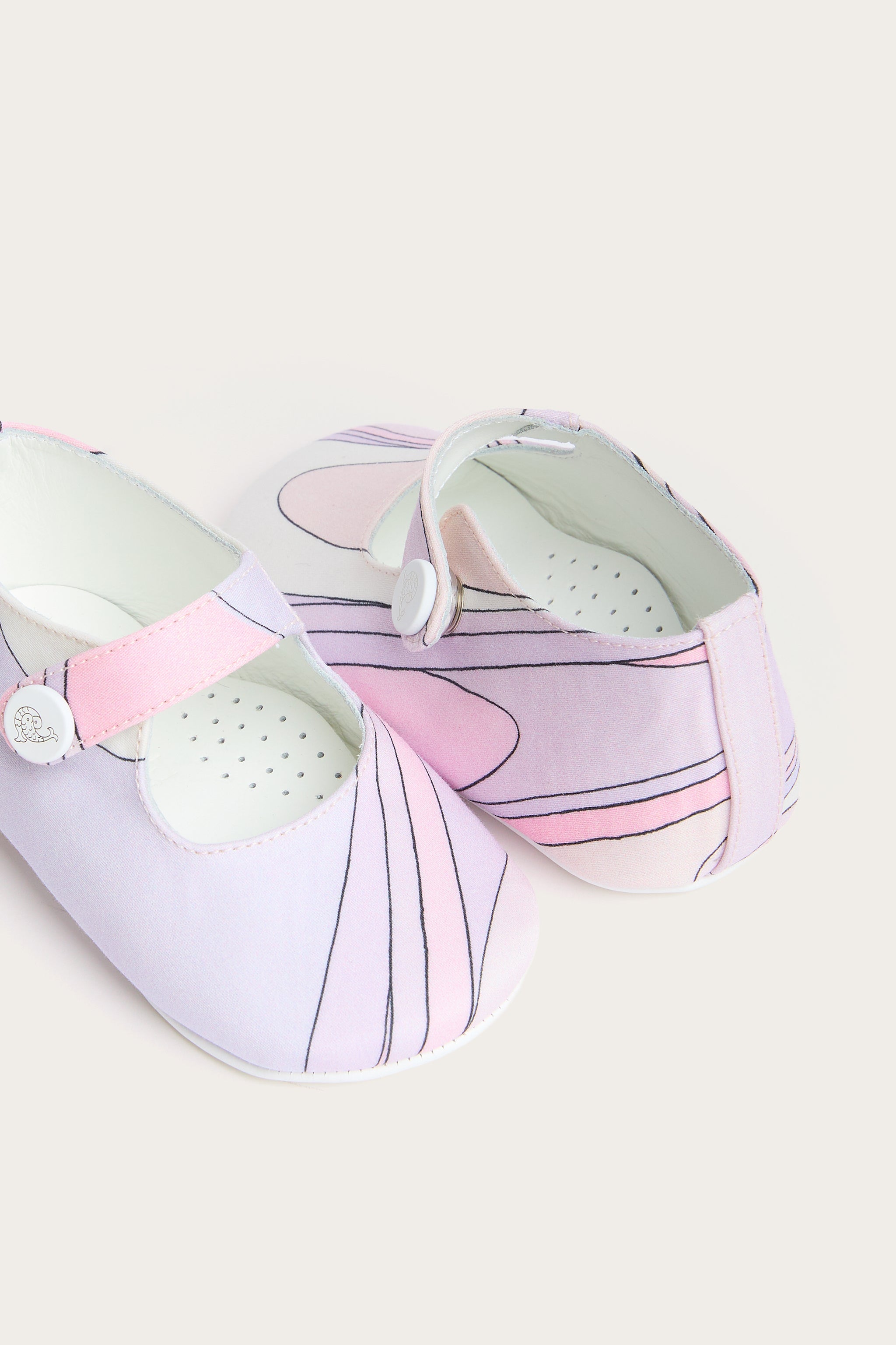 Onde Print Newborn Ballerina Flats
  Pucci