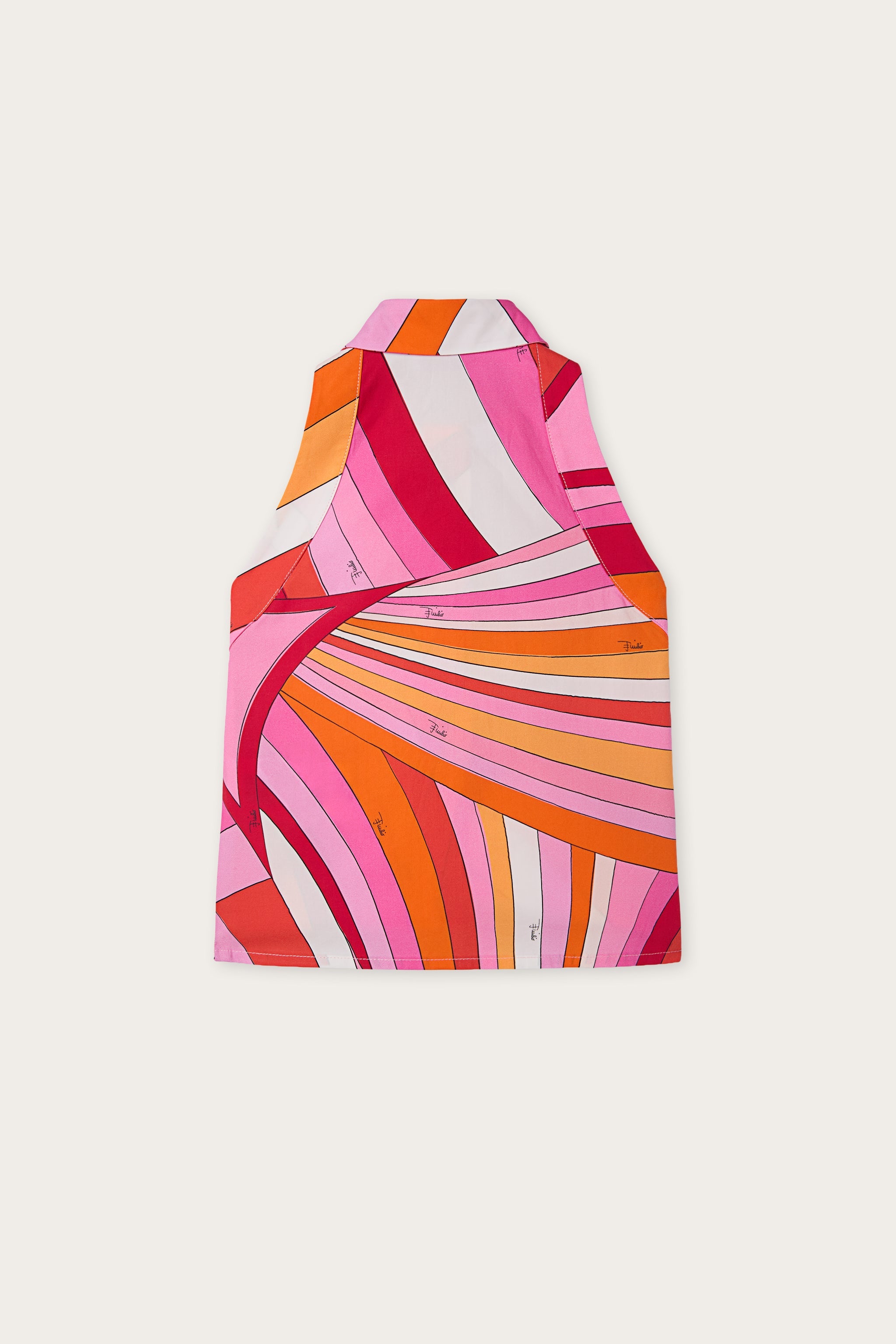 Iride Print Sleeveless Shirt
  Pucci