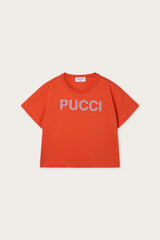 T-shirt with Decorated Logo
  Pucci