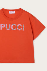 T-shirt with Decorated Logo
  Pucci