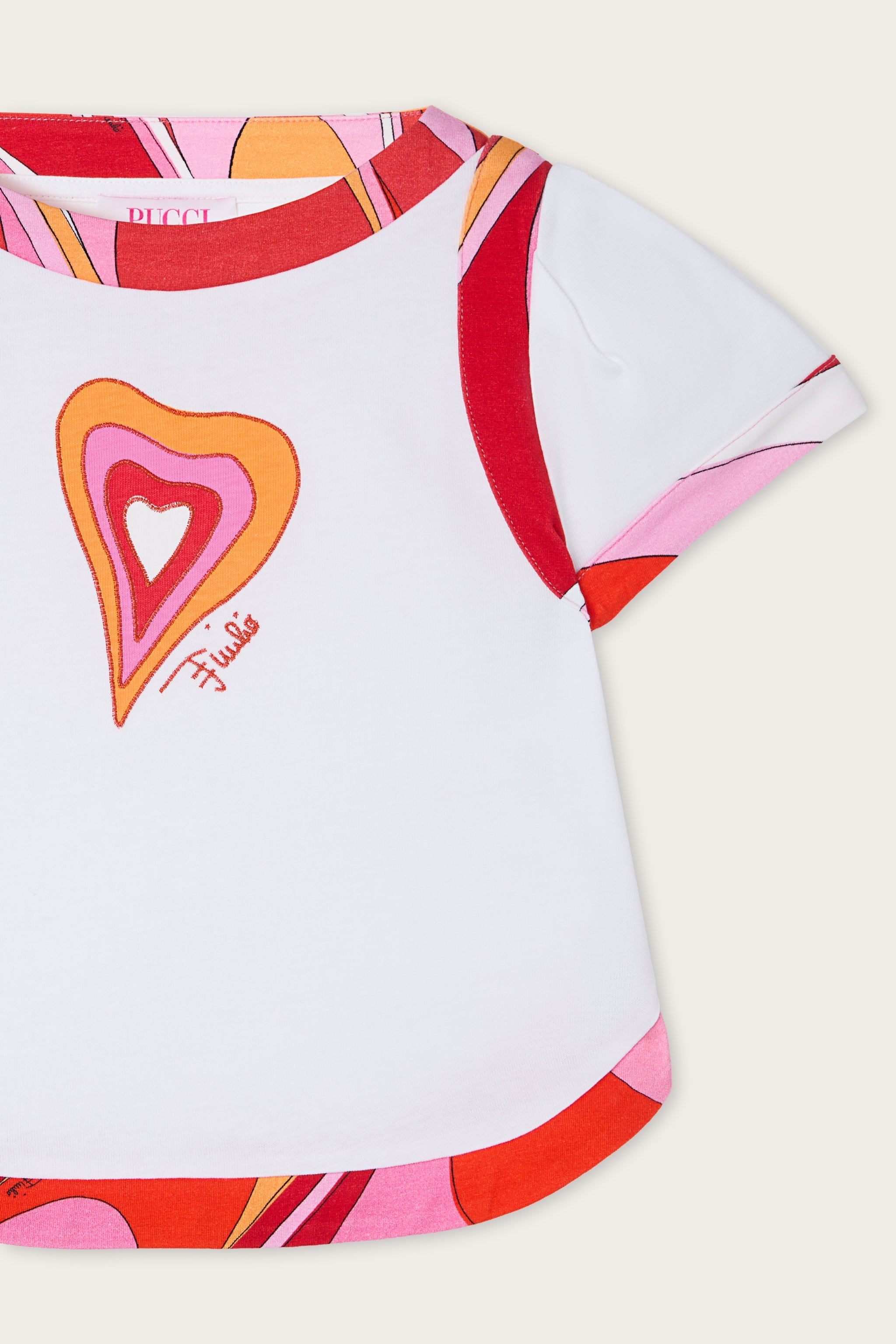 T-shirt with Printed Trim
  Pucci