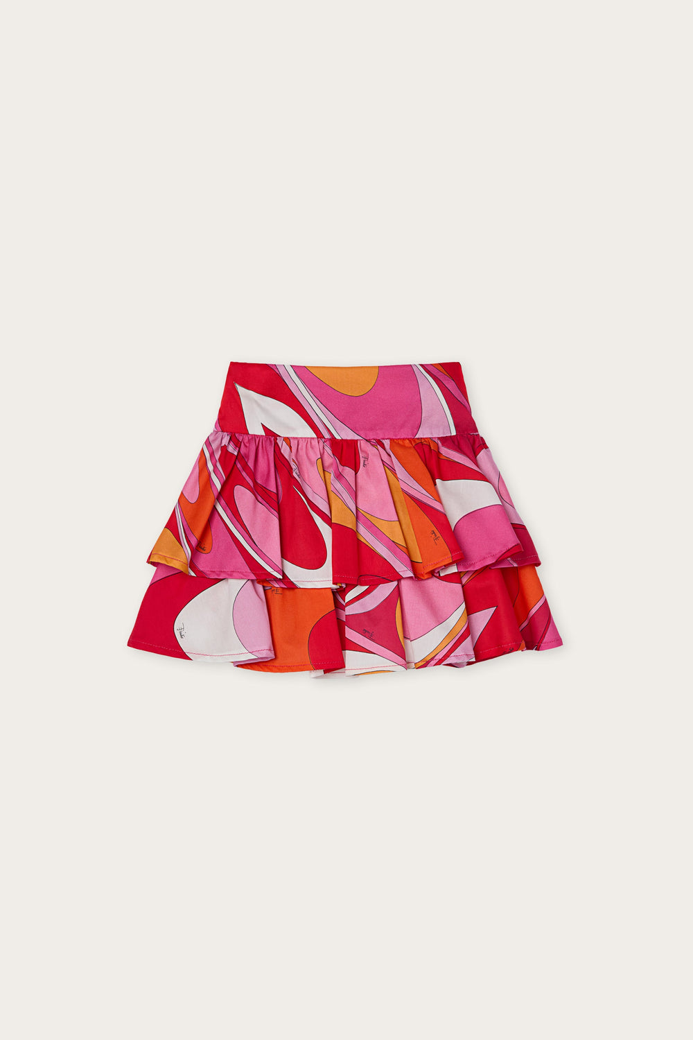 Onde Print Satin Skirt
  Pucci
