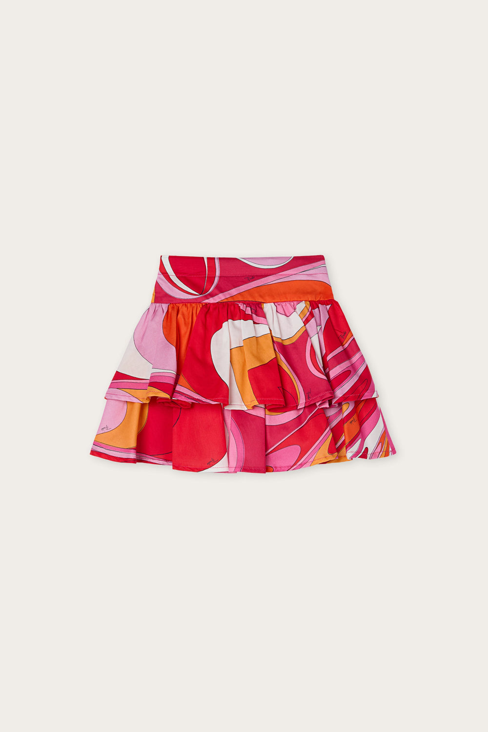 Onde Print Satin Skirt
  Pucci