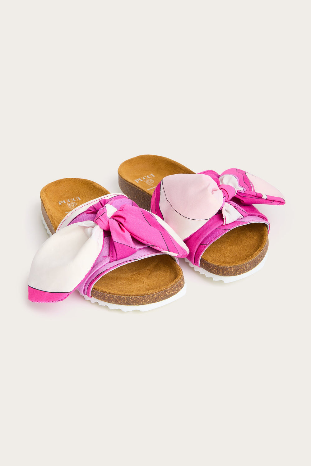 Onde Print Bow Sandals
  Pucci