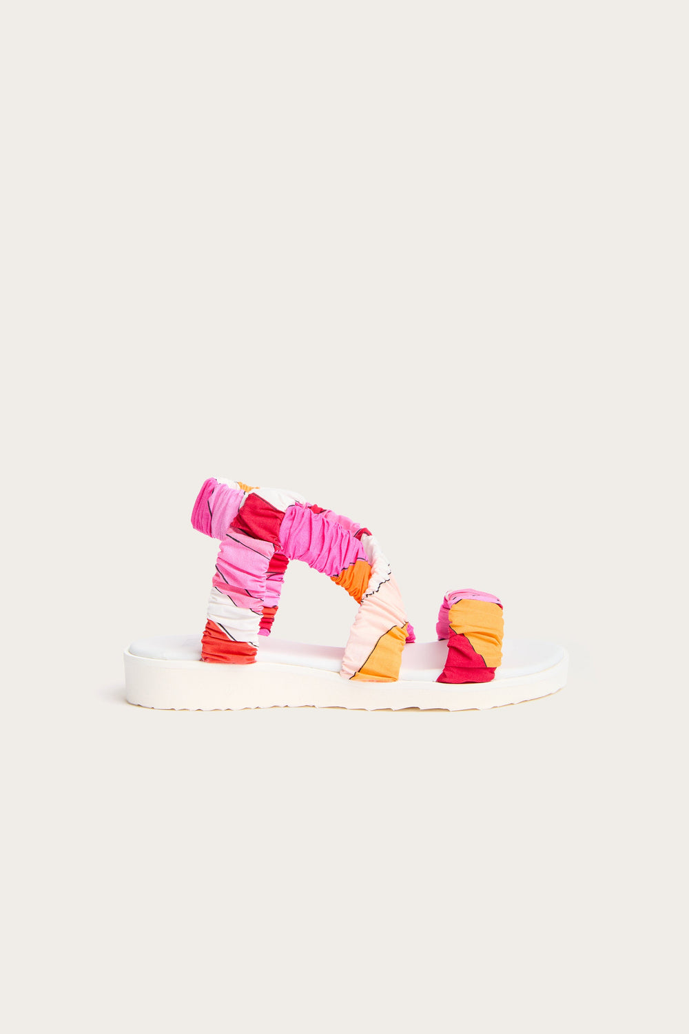 Iride Print Cross-Strap Sandals
  Pucci