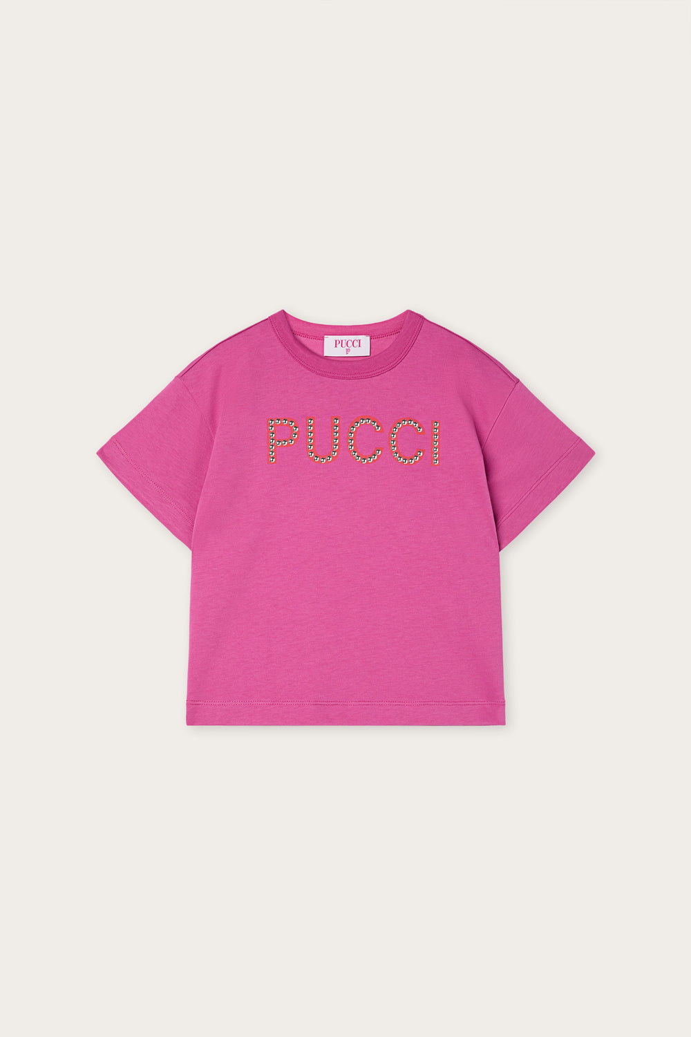 T-shirt with Decorated Logo
  Pucci