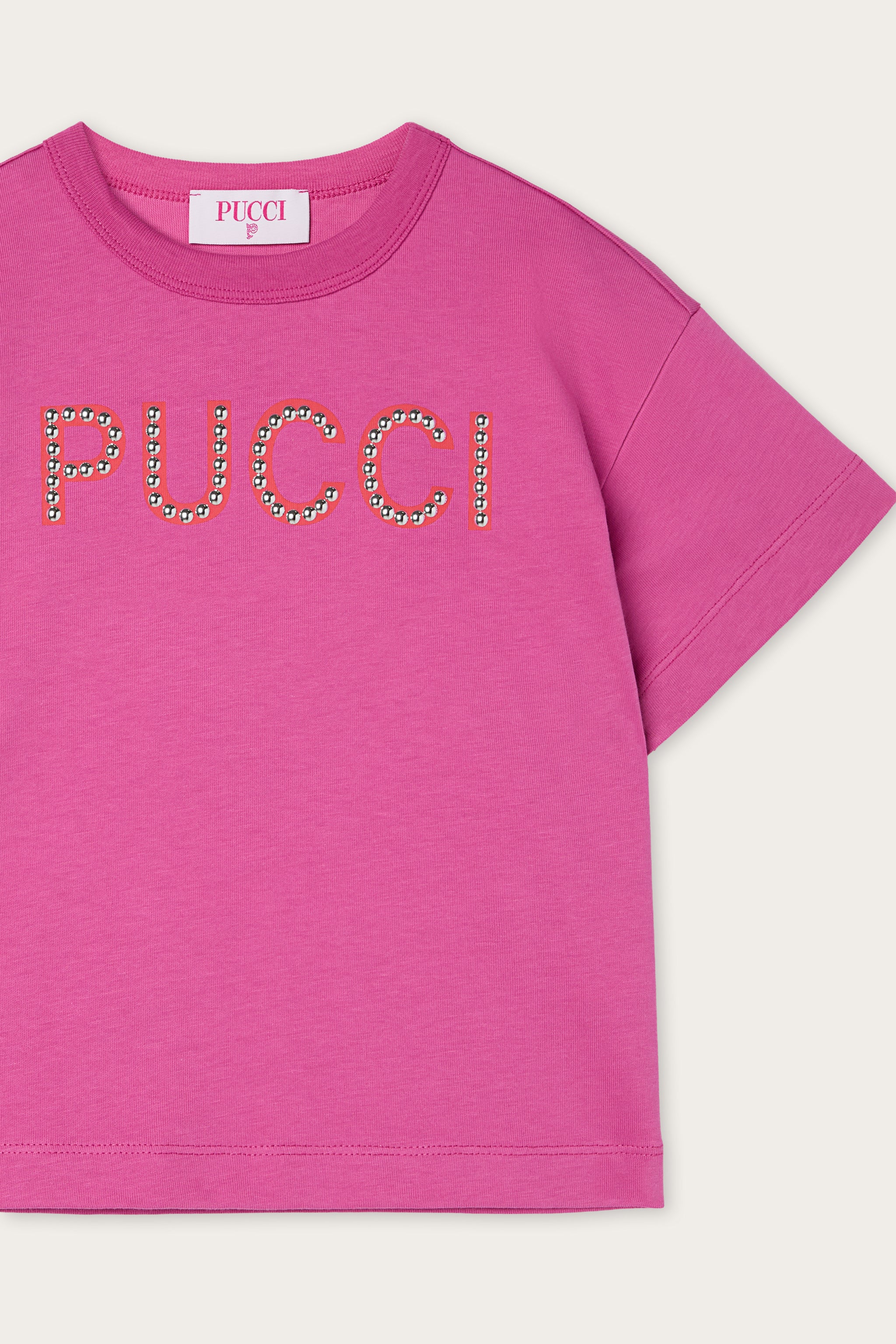 T-shirt with Decorated Logo
  Pucci