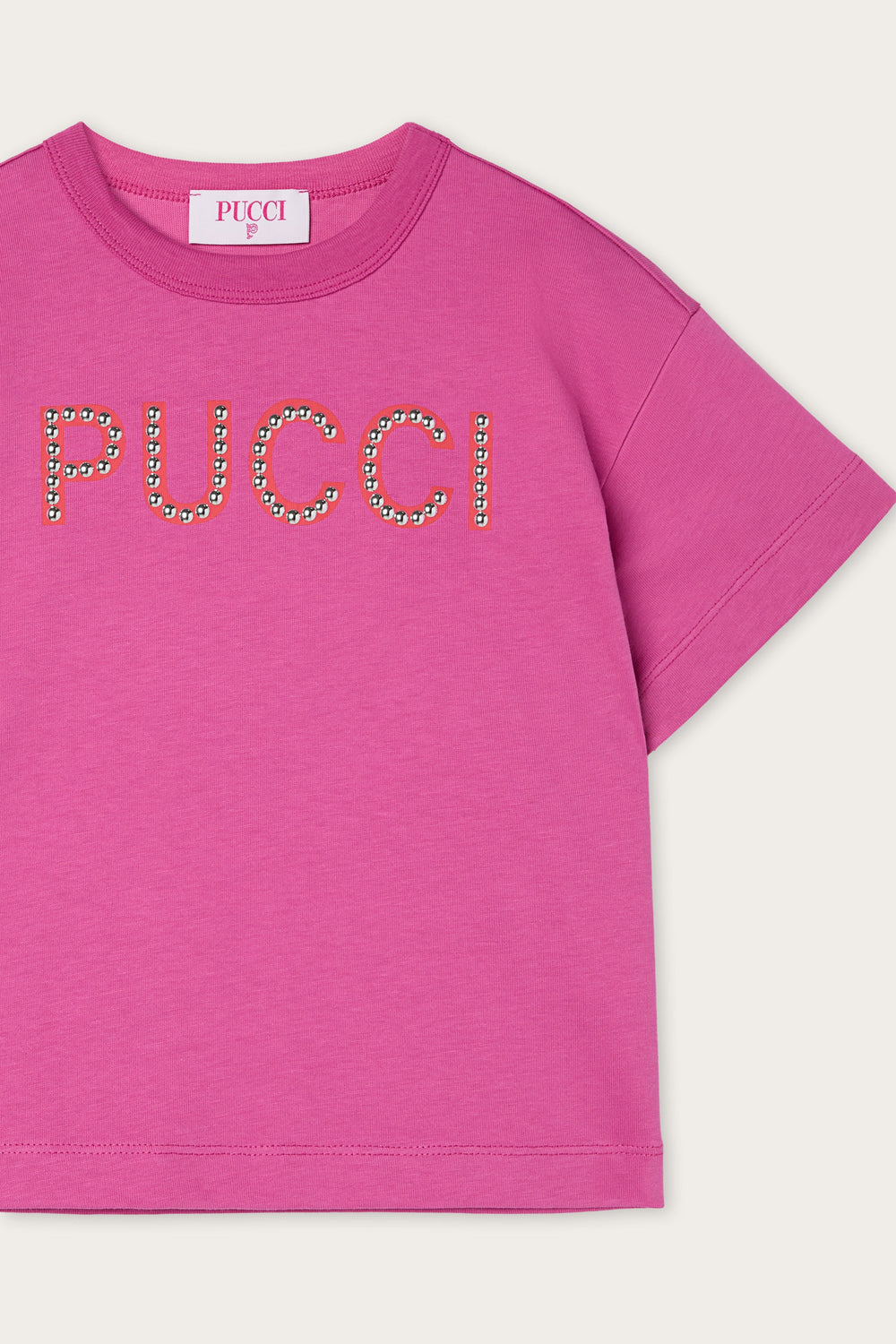 T-shirt with Decorated Logo
  Pucci