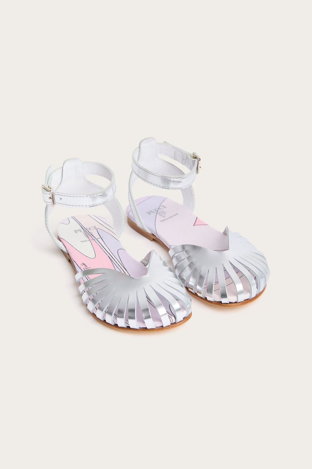 Leather Ballerina Sandals
  Pucci