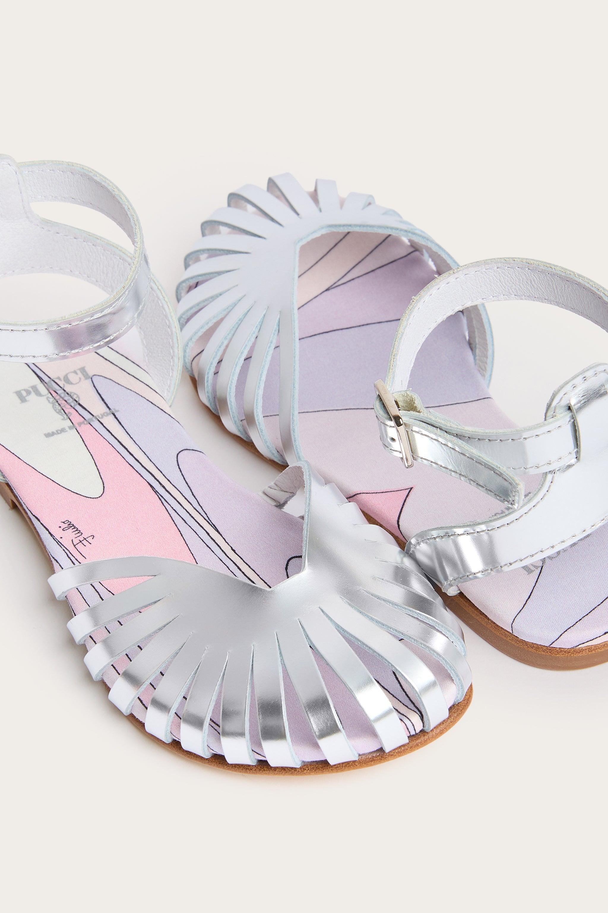 Leather Ballerina Sandals
  Pucci