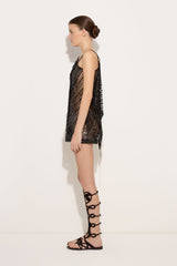Asymmetrical Embroidered Foulard Dress
 WOMAN Pucci