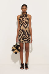 Marmo Print Dress with Ruffle Details
 WOMAN Pucci