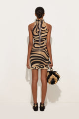 Marmo Print Dress with Ruffle Details
 WOMAN Pucci
