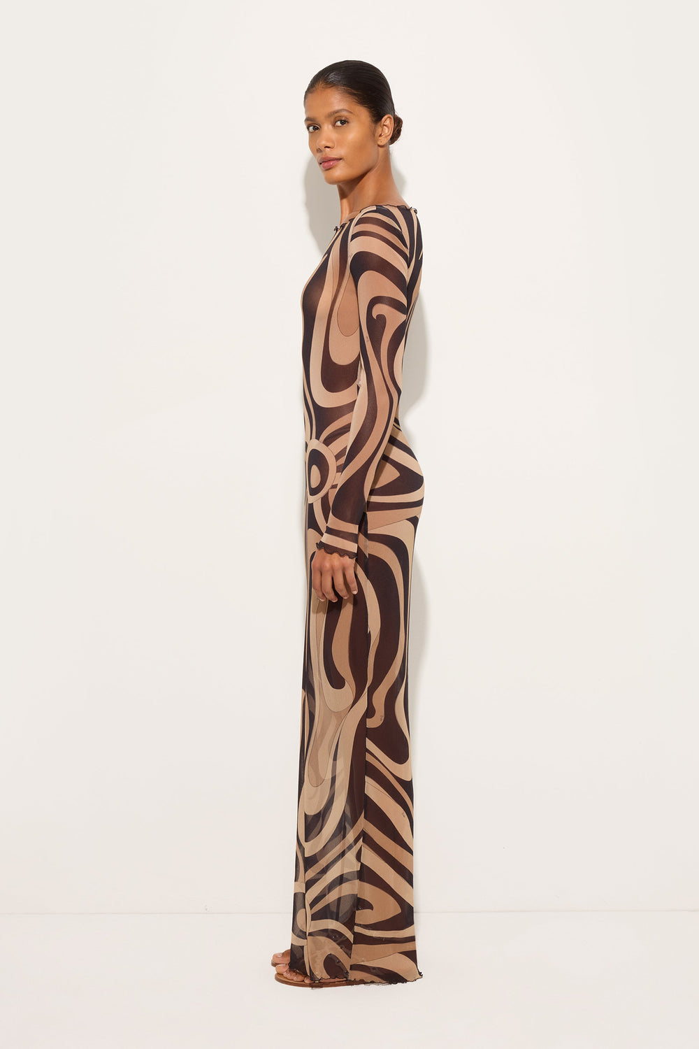 Marmo Print Tulle Dress
 WOMAN Pucci