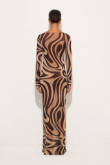 Marmo Print Tulle Dress
 WOMAN Pucci